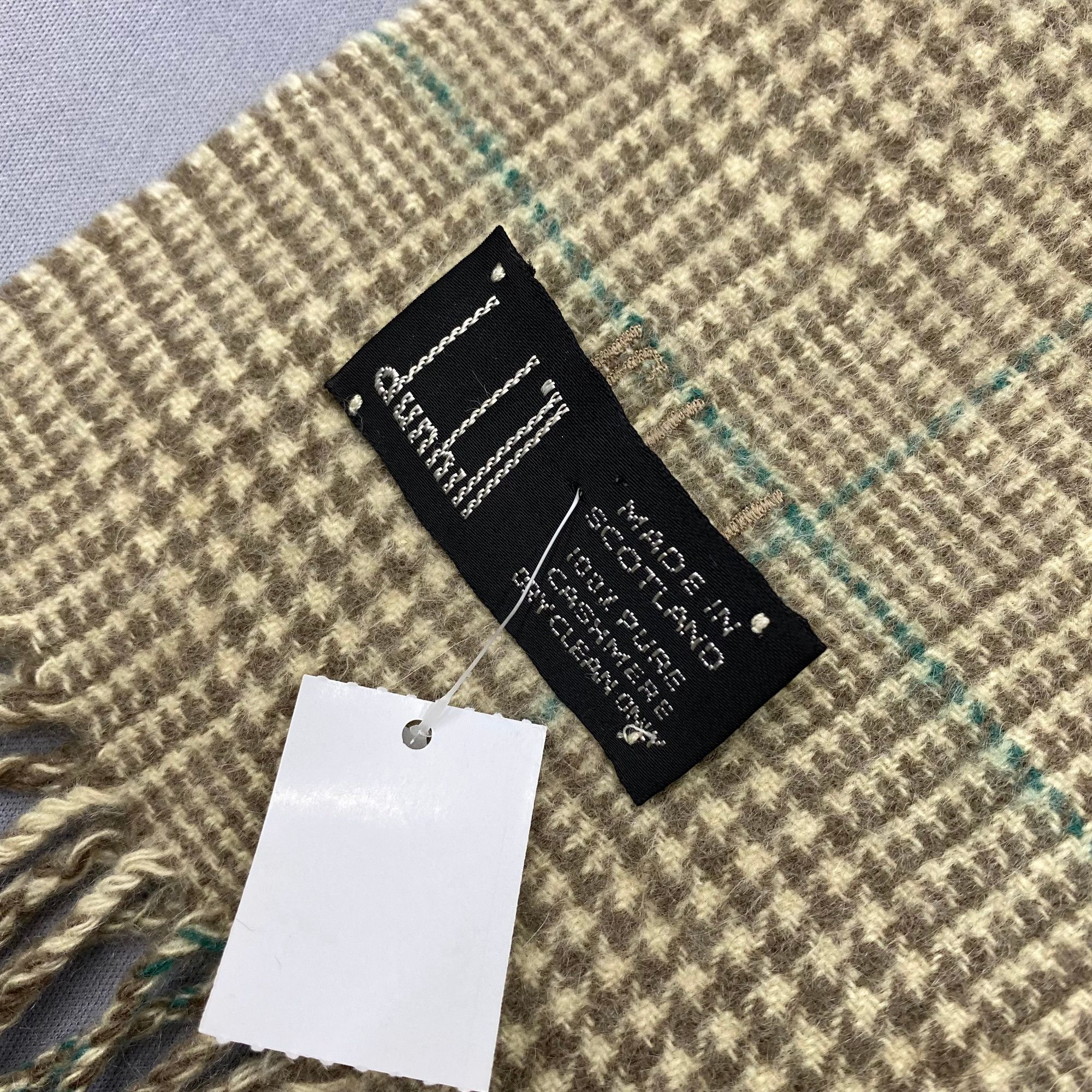 Alfred Dunhill Vintage Dunhill Scarf Muffler Wool Cashmere Winter Scarves Size ONE SIZE - 4 Thumbnail