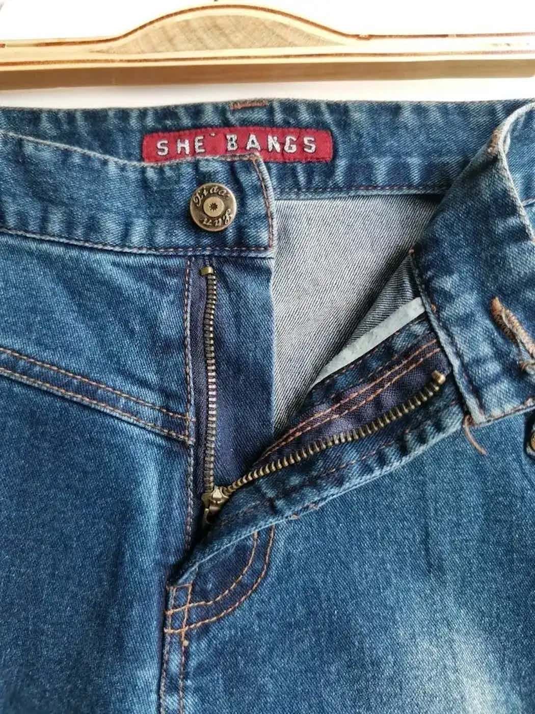 Japanese Brand She Bang Denim Cargo Multipocket Pants Size US 30 / EU 46 - 5 Thumbnail