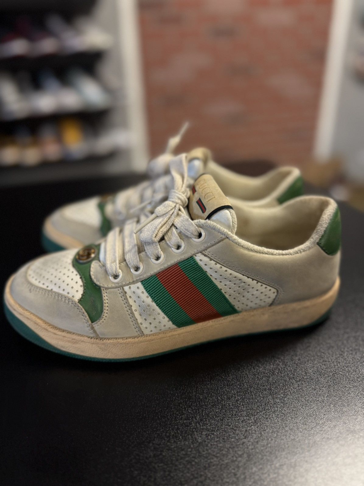 Gucci Gucci Distressed Style Low Top Shoes 36G/6US Women’s Size US 6 / IT 36 - 8 Thumbnail