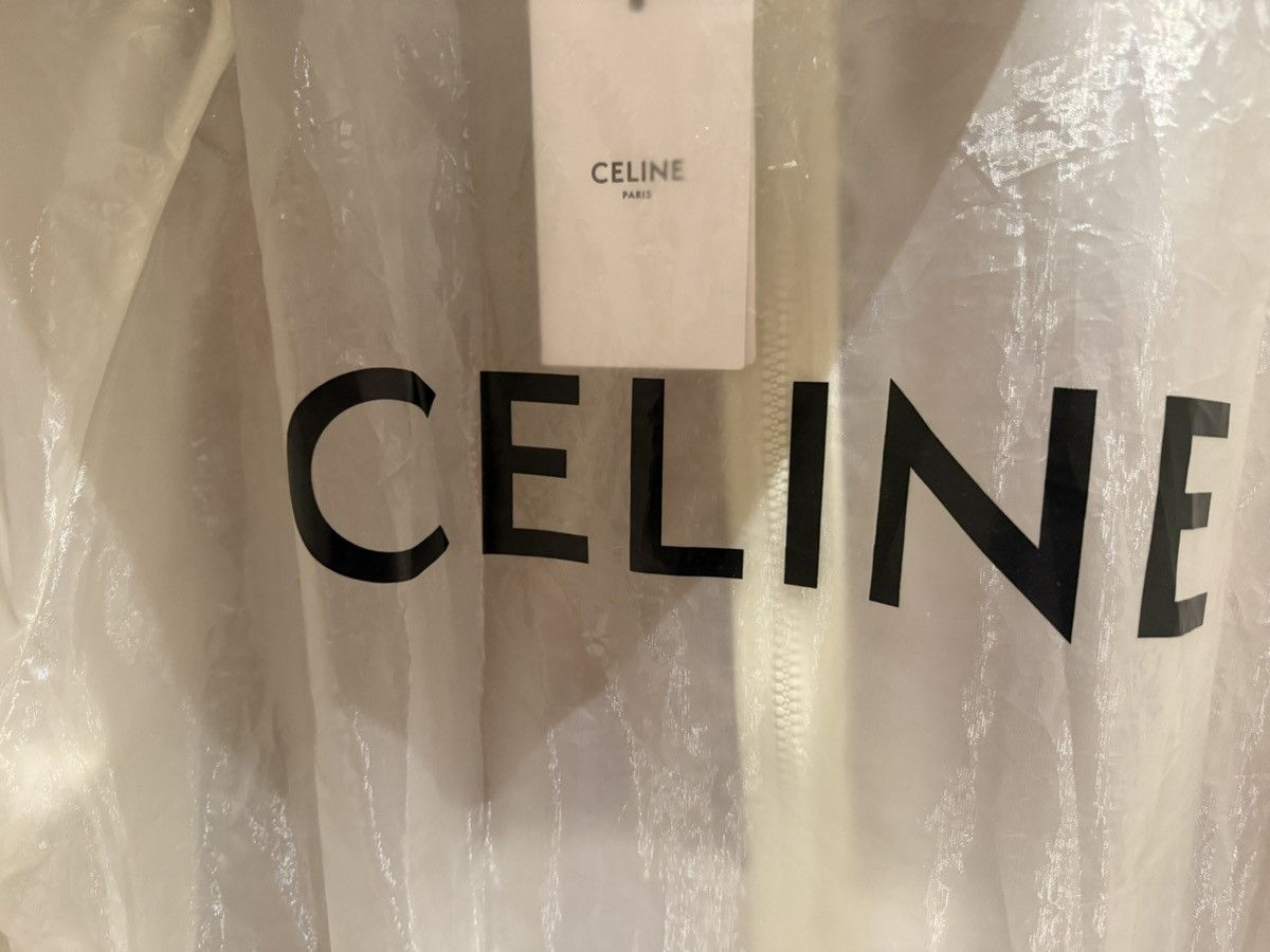 Celine SS22 Rare Celine logo hoodie rain jacket 48 BNWT Size US M / EU 48-50 / 2 - 16 Thumbnail