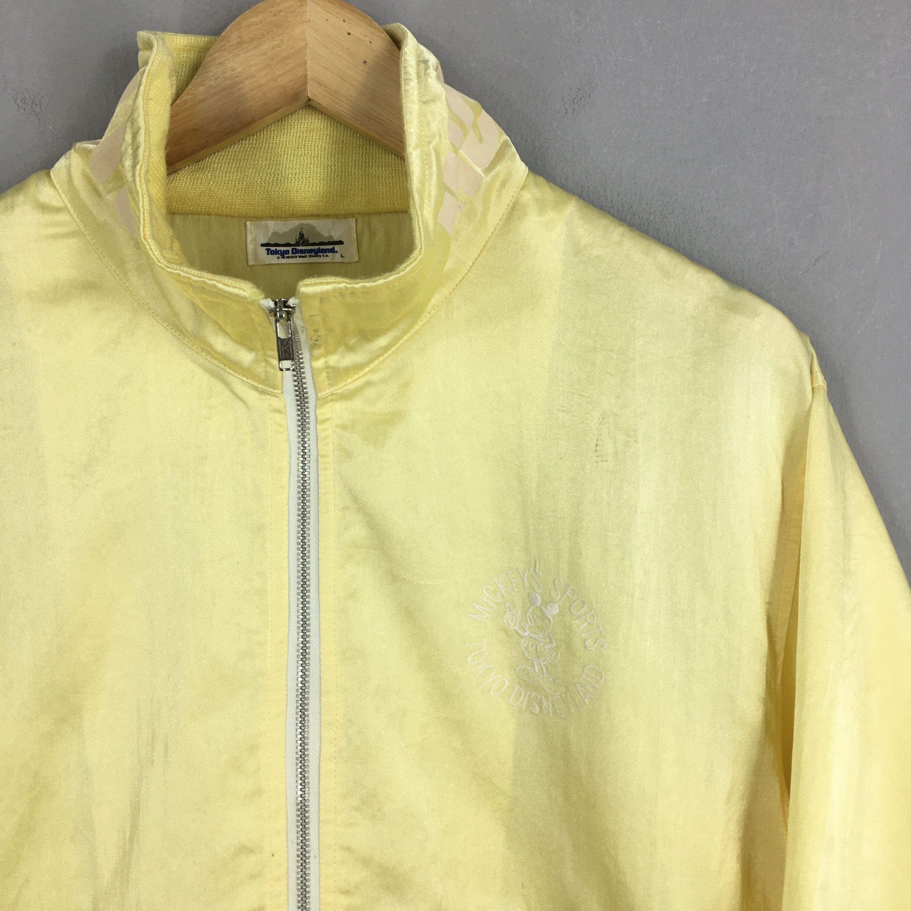 Disney Vintage 90's Mickey Mouse Disney Yellow Jacket Large Size US L / EU 52-54 / 3 - 2 Thumbnail
