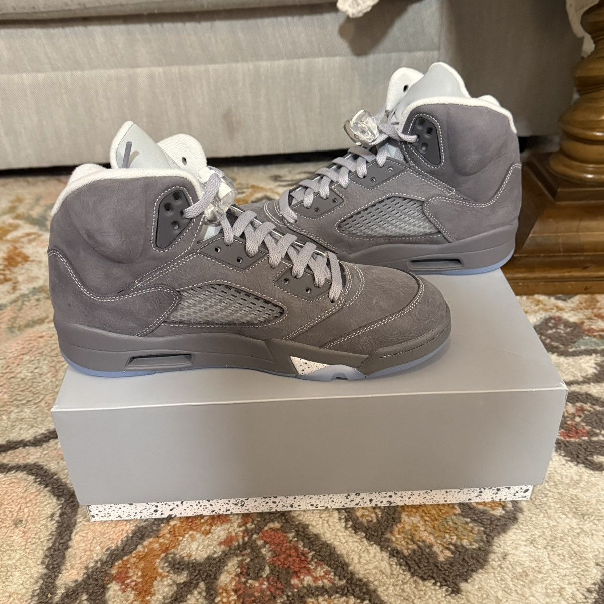 Nike Wolf Grey Jordan 5 Size US 9 / EU 42 - 4 Thumbnail