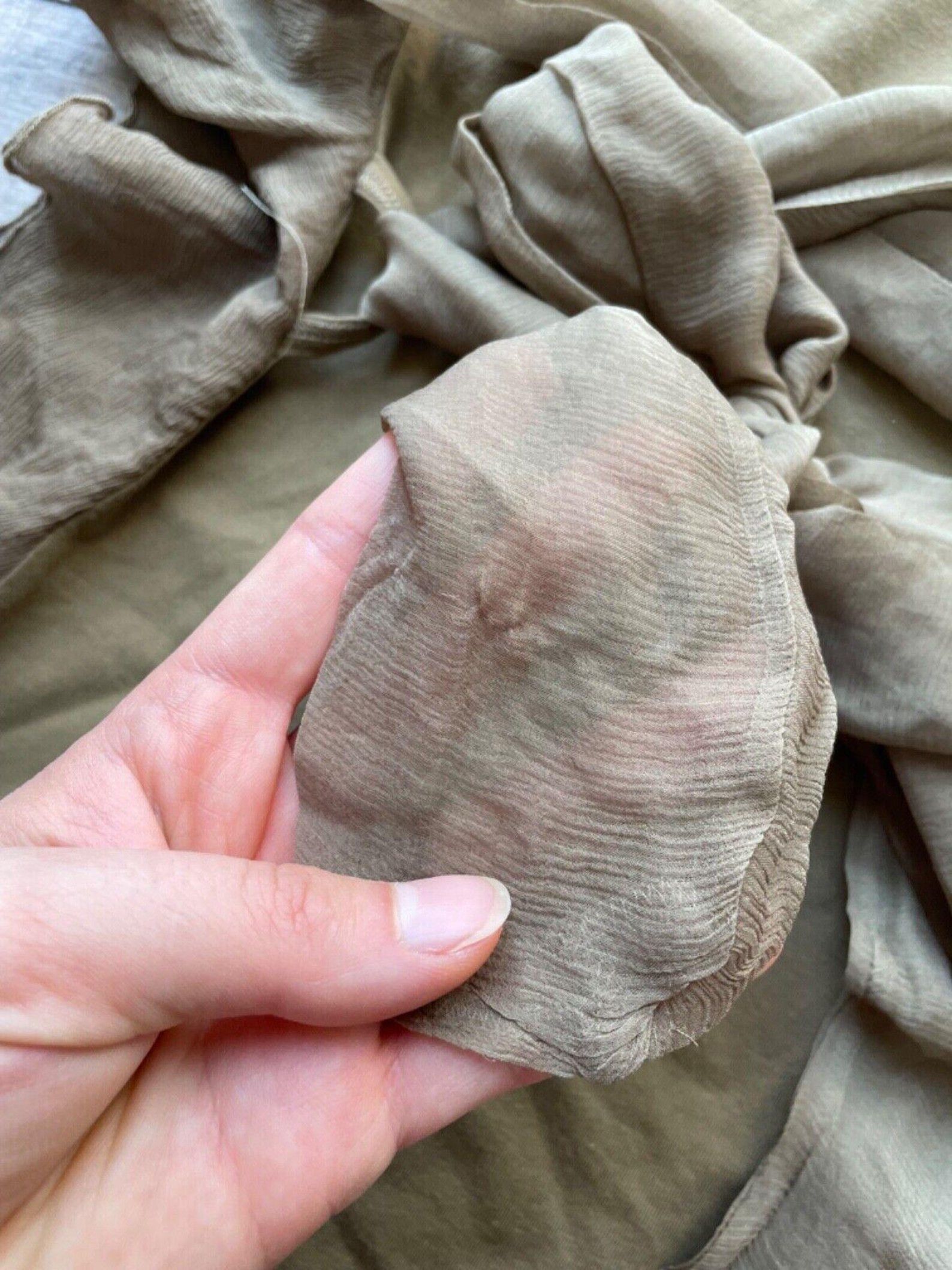 Other Fornarina One-Sleeve Ruffle Top Khaki / Olive 2000s — Size M Size M / US 6-8 / IT 42-44 - 9 Thumbnail
