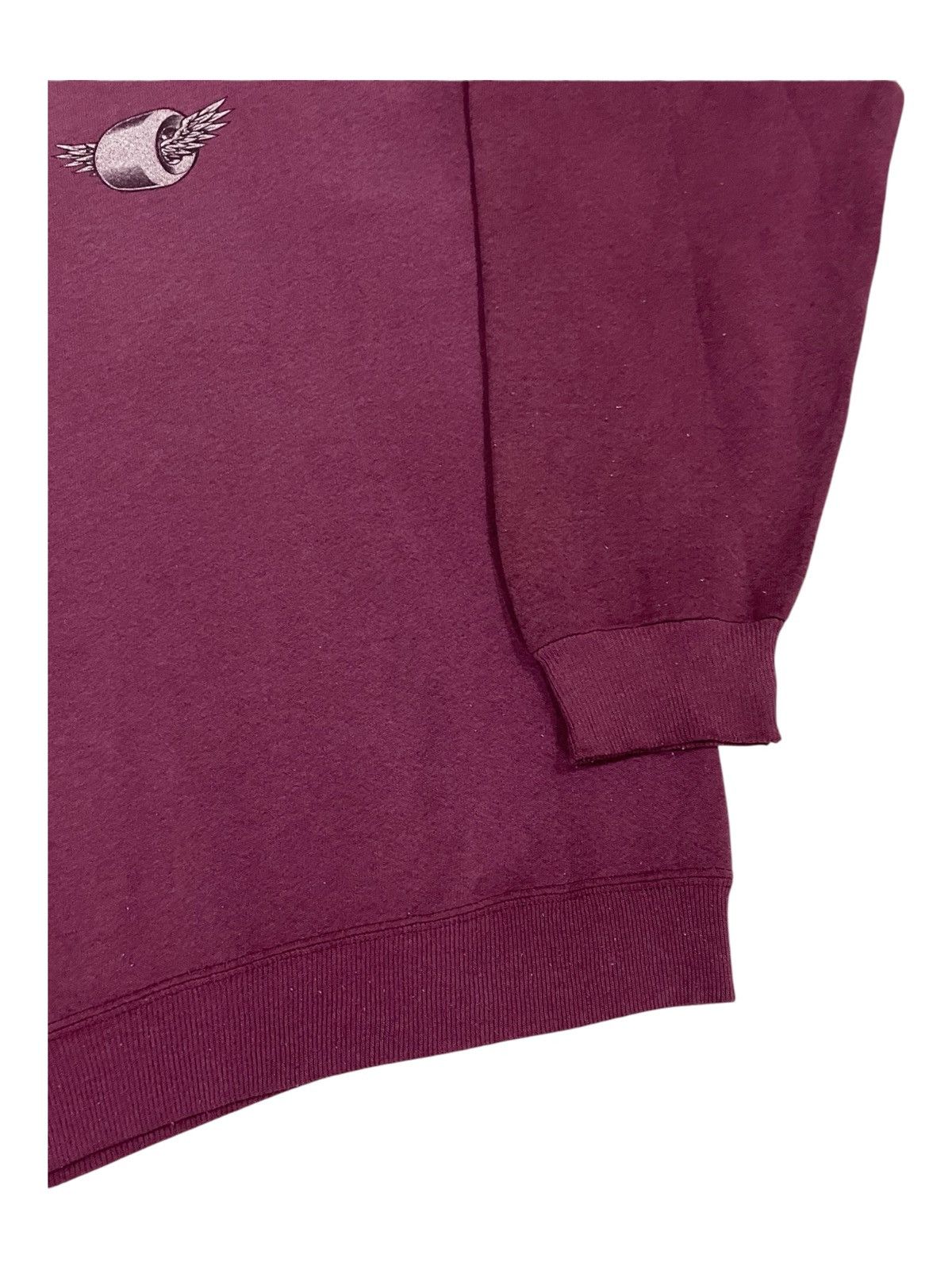 Santa Cruz Skateboards RARE 1980s SANTA CRUZ Speed Wheel Skateboard Sweatshirt Alva Size US L / EU 52-54 / 3 - 5 Thumbnail