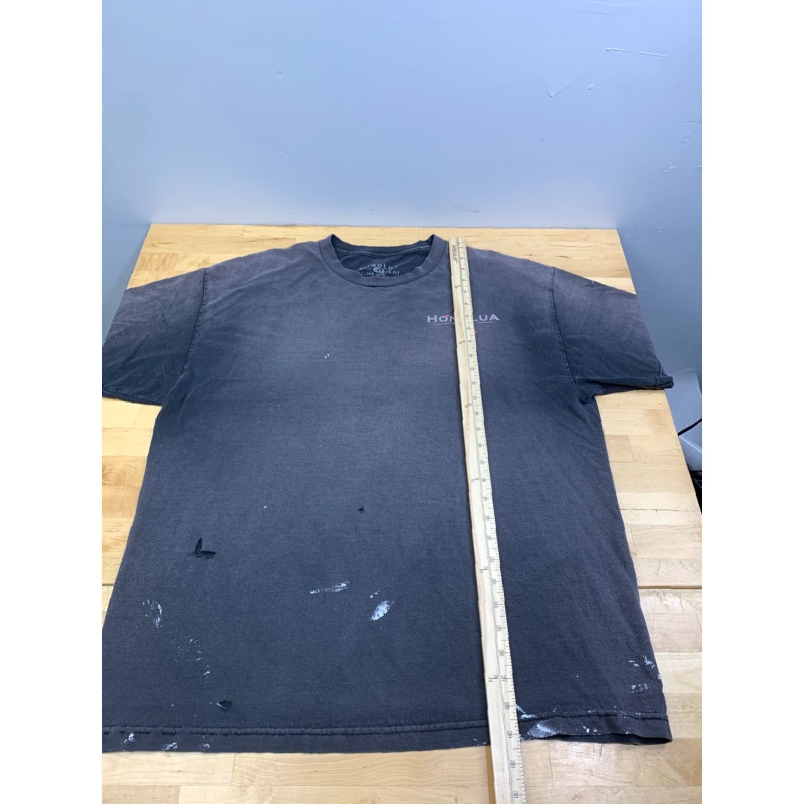 Vintage HONOLUA Hawaii Shirt Men XL Black Faded Distress Surf Logo T-Shirt Size US XL / EU 56 / 4 - 5 Thumbnail