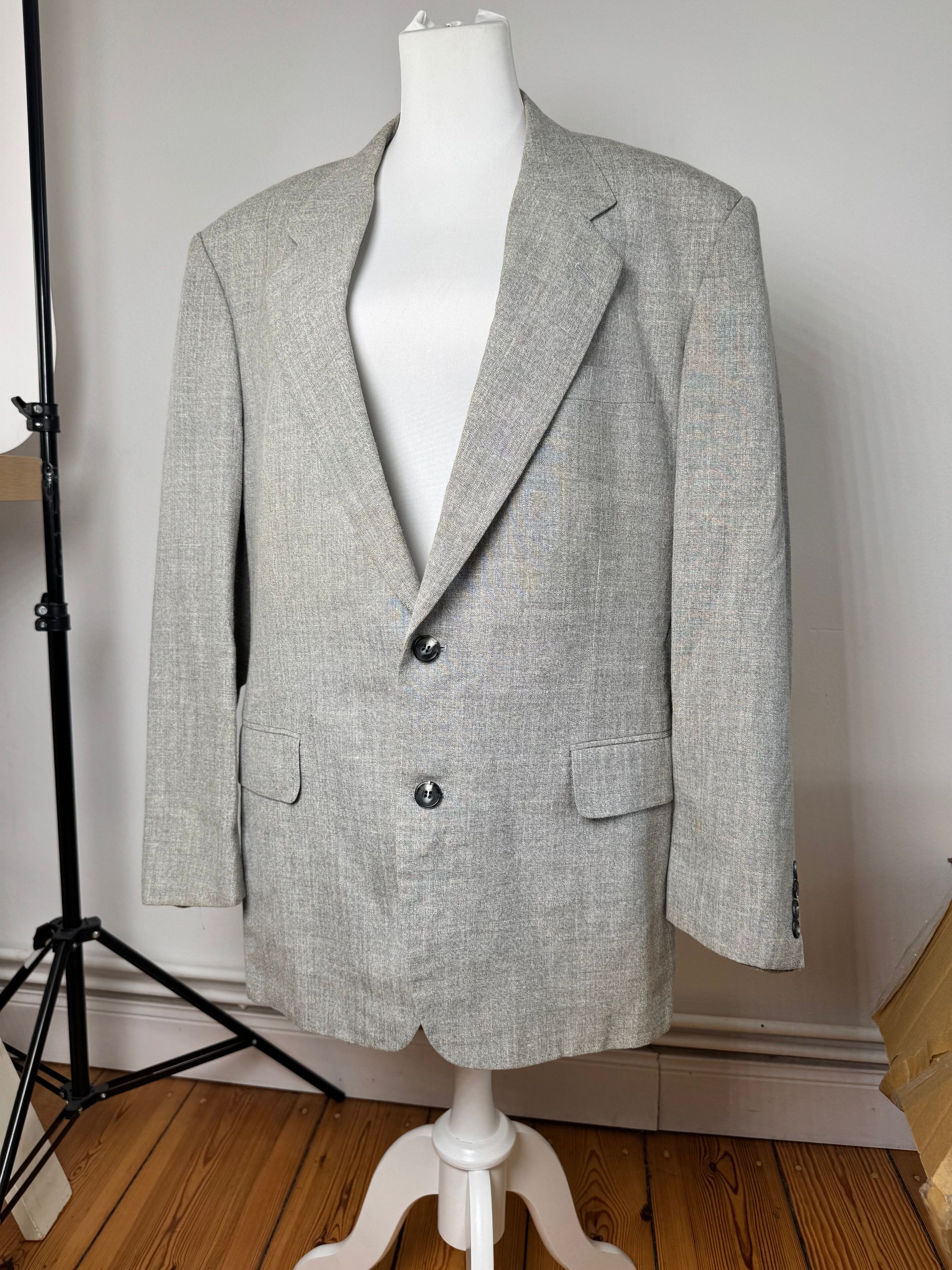 Dior Vintage wool blazer L grey Size L / US 10 / IT 46 - 1 Thumbnail