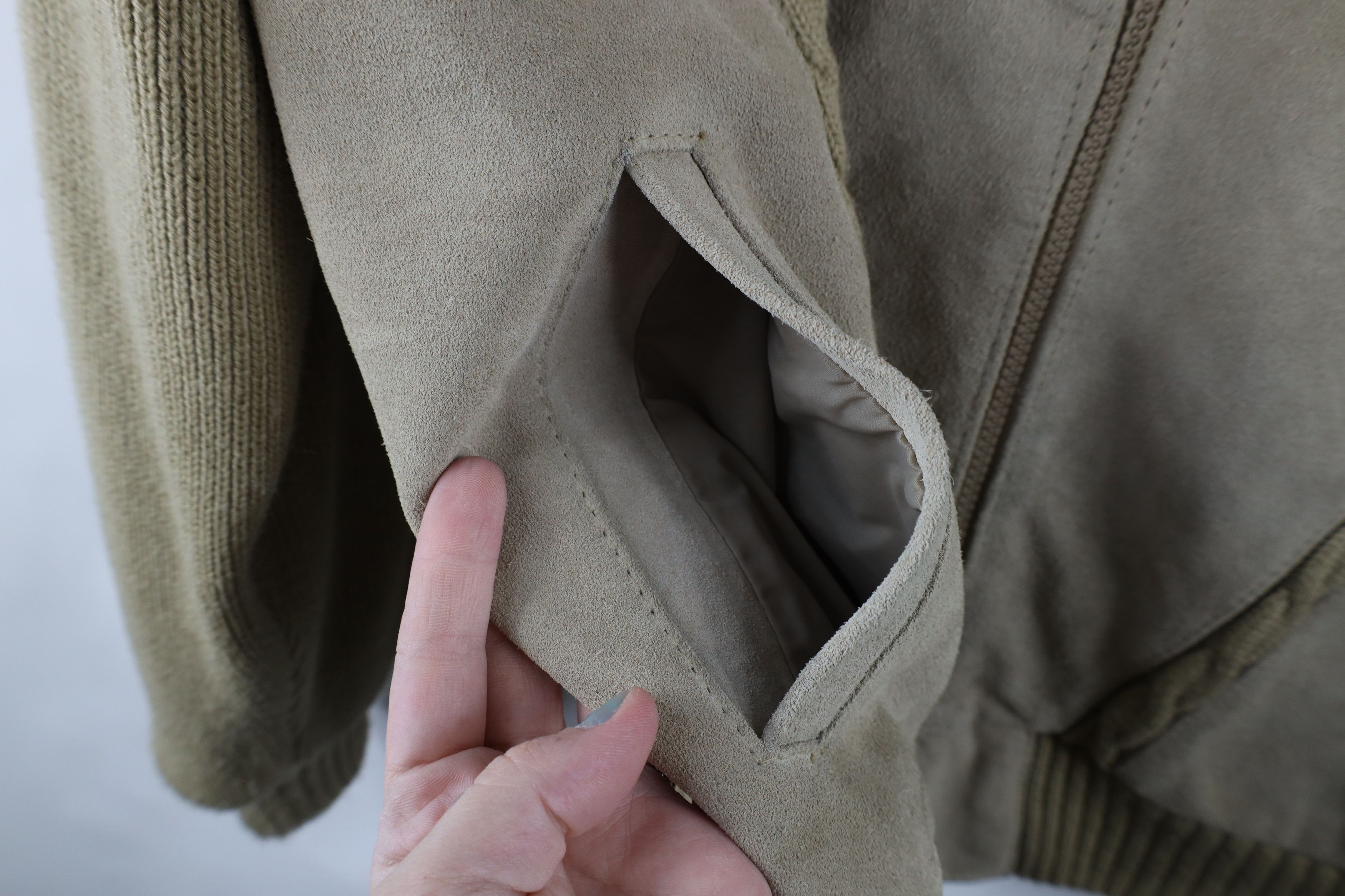 Vintage Vintage 70s Streetwear Cable Knit Full Zip Sweater Jacket Size US L / EU 52-54 / 3 - 6 Thumbnail