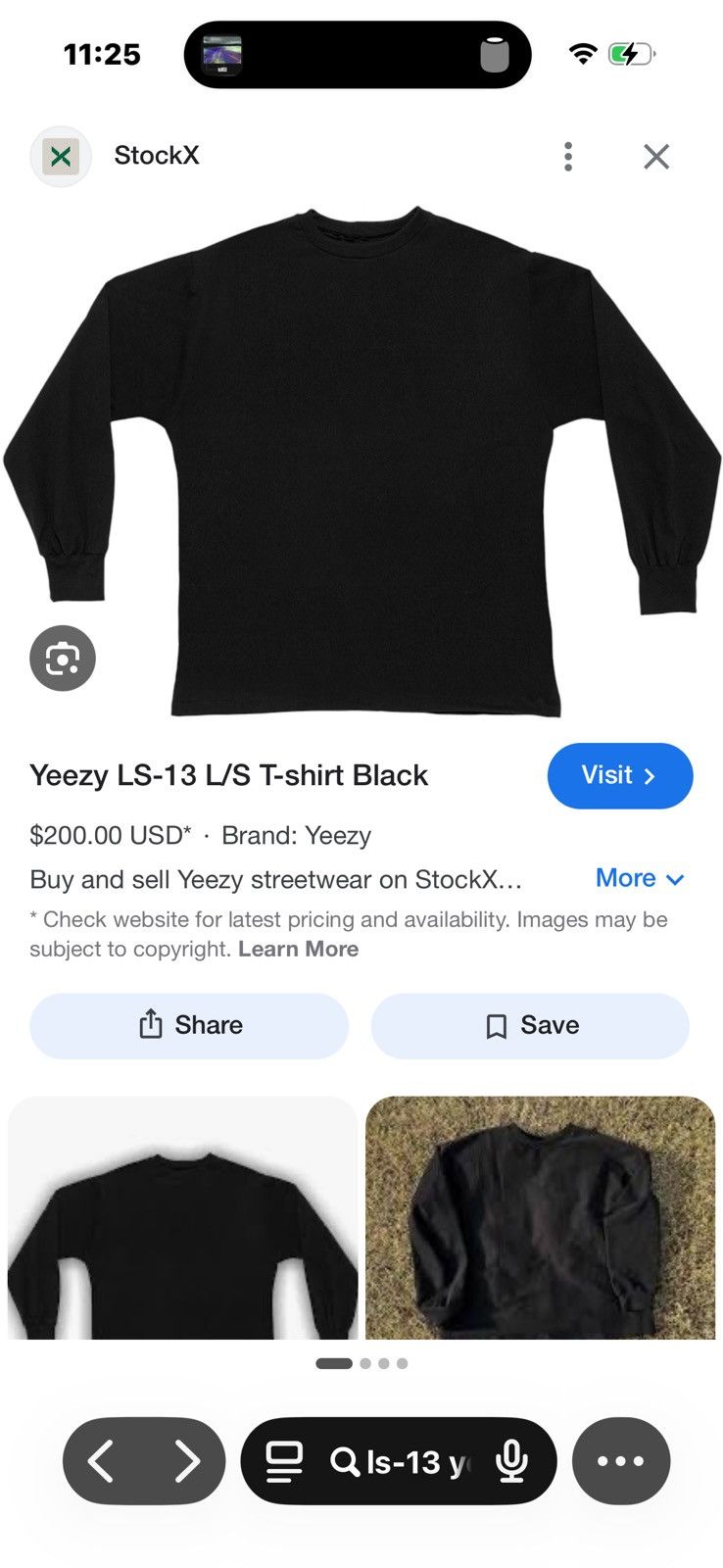 Yeezy LS-13 size 3 yeezy no longer on yzy.com Size US L / EU 52-54 / 3 - 1 Thumbnail