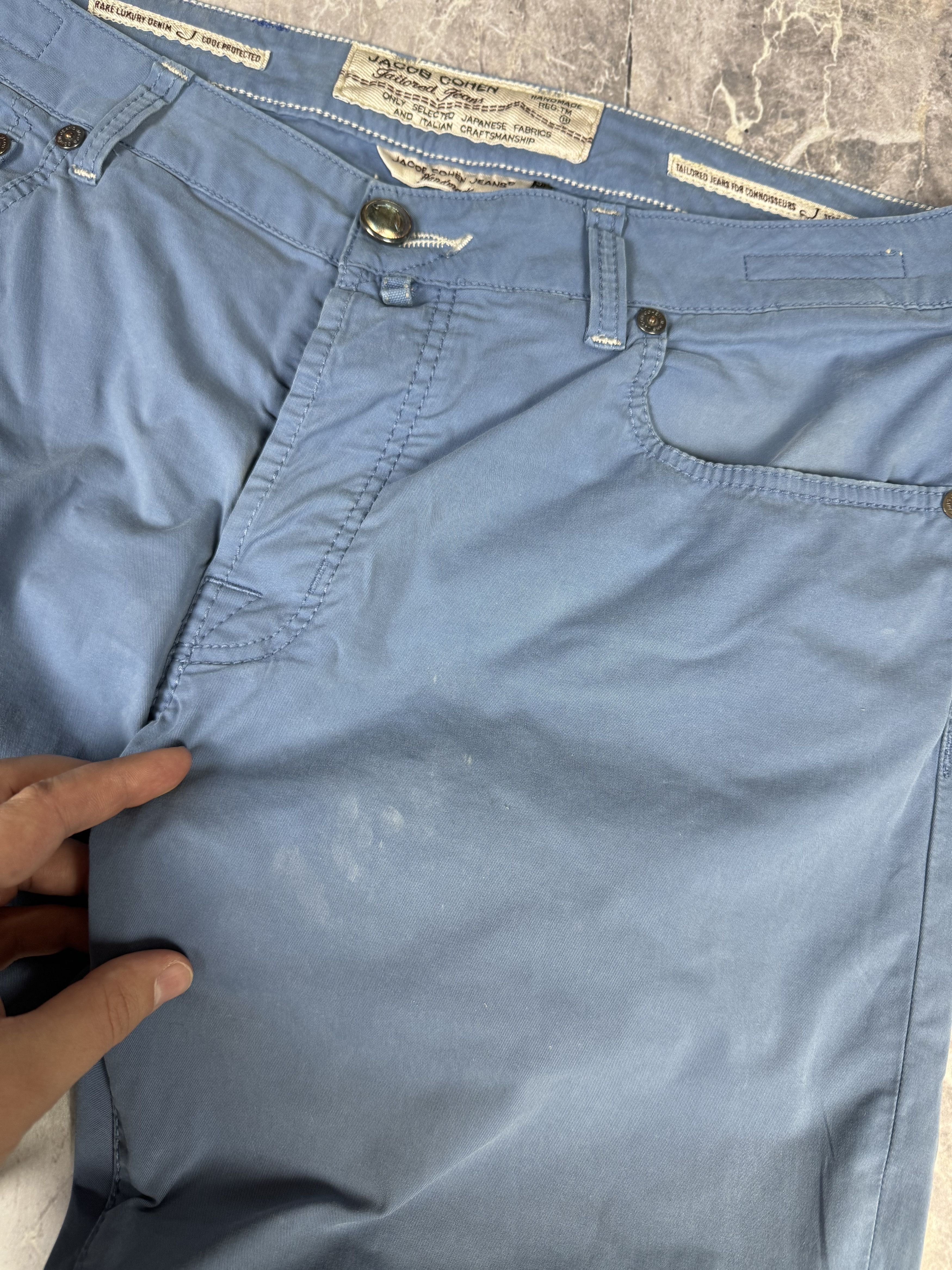Jacob Cohen Jacob Cohen Men’s Chino Pants Blue Size US 36 / EU 52 - 6 Thumbnail