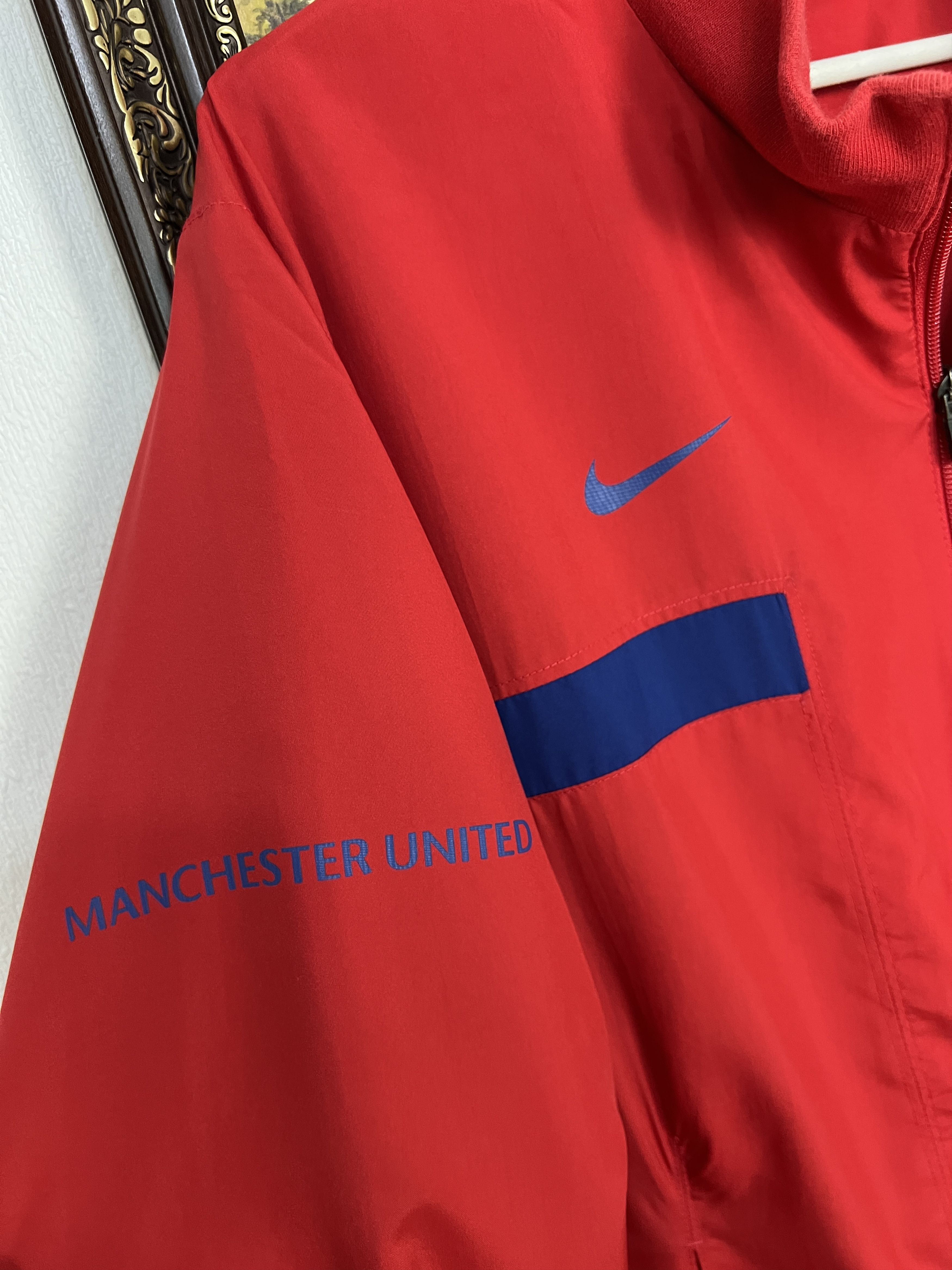Nike Vintage Manchester United Football Jacket Soccer Track Top Size US M / EU 48-50 / 2 - 4 Thumbnail