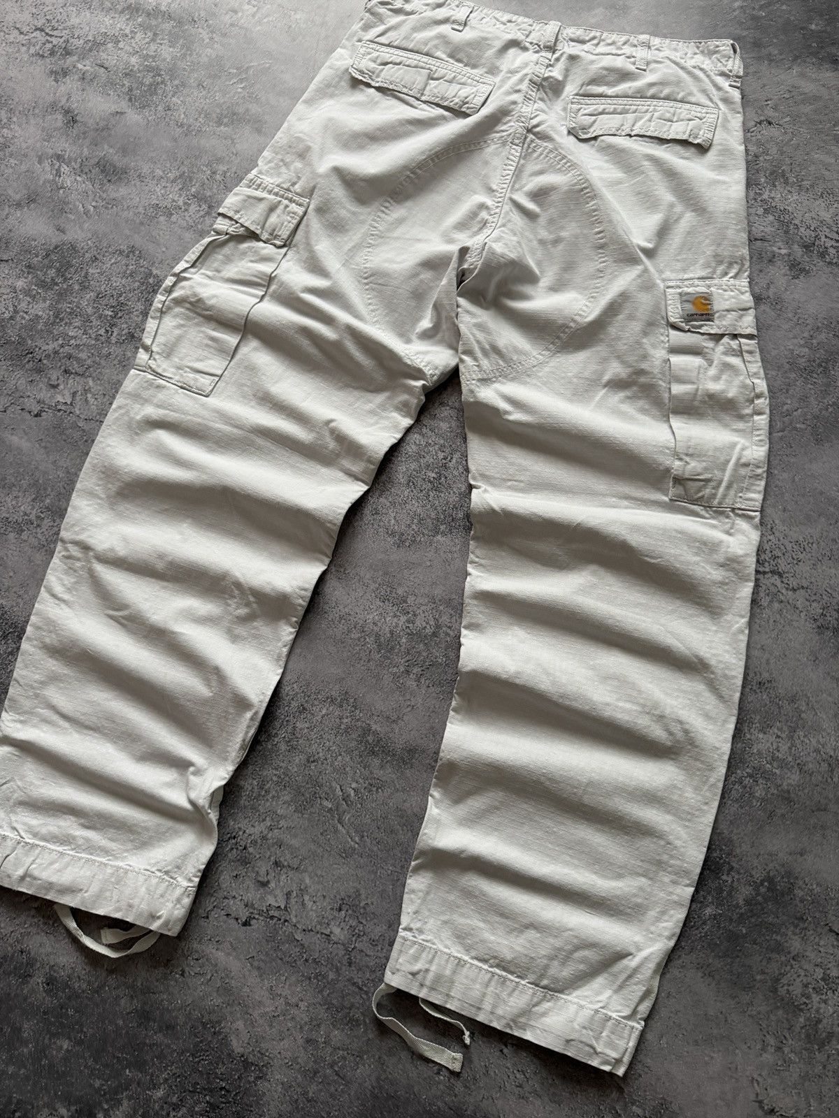 Carhartt Vintage Carhartt Baggy Withe Cargo Pants Size US 32 / EU 48 - 6 Thumbnail