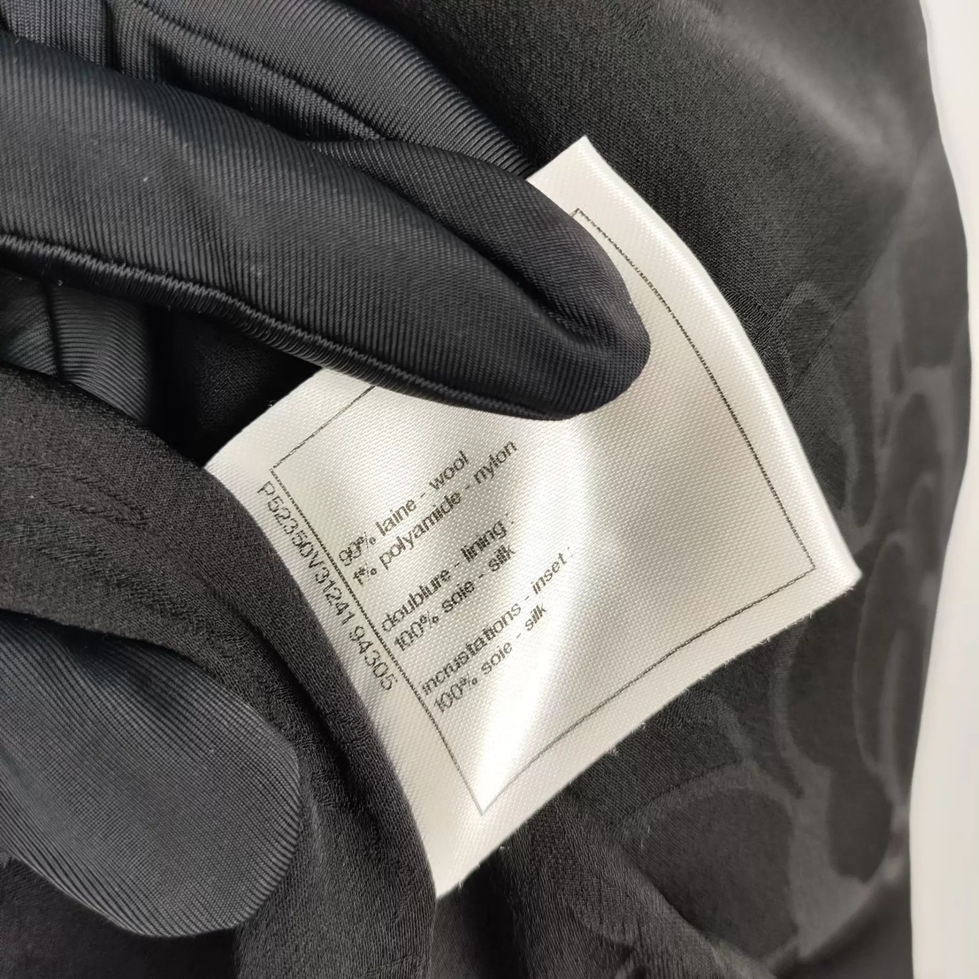 Chanel Chanel 15B Tweed Jacket Women's Black Size XS / US 0-2 / IT 36-38 - 6 Thumbnail