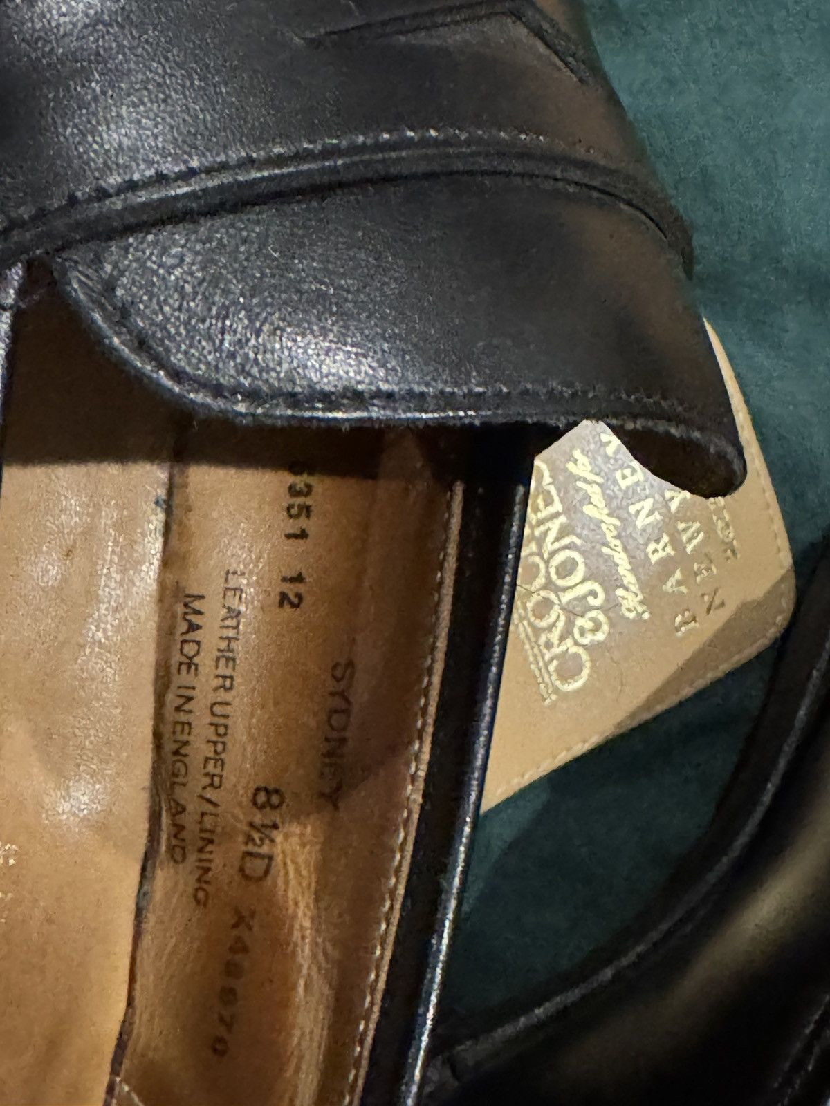 Barneys New York × Crockett & Jones Crockett & Jones for Barneys NY Sydney black penny loafer Size US 8.5 / EU 41-42 - 9 Thumbnail