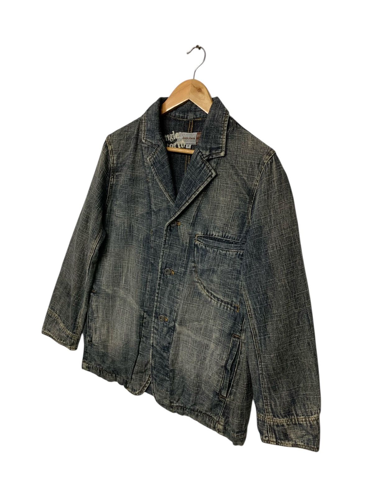 Japanese Brand Rare Jungle Storm Denim Chore Jacket Button Ups Size US M / EU 48-50 / 2 - 2 Thumbnail