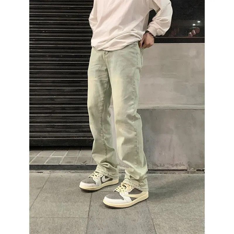 Japanese Brand Retro straight tube mud dyed jeans Size US 32 / EU 48 - 5 Thumbnail