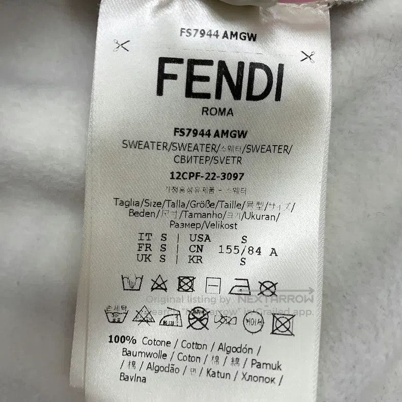 Other Fendi Full Print Sweatshirt, Black and White Color Letter Size S / US 4 / IT 40 - 6 Thumbnail