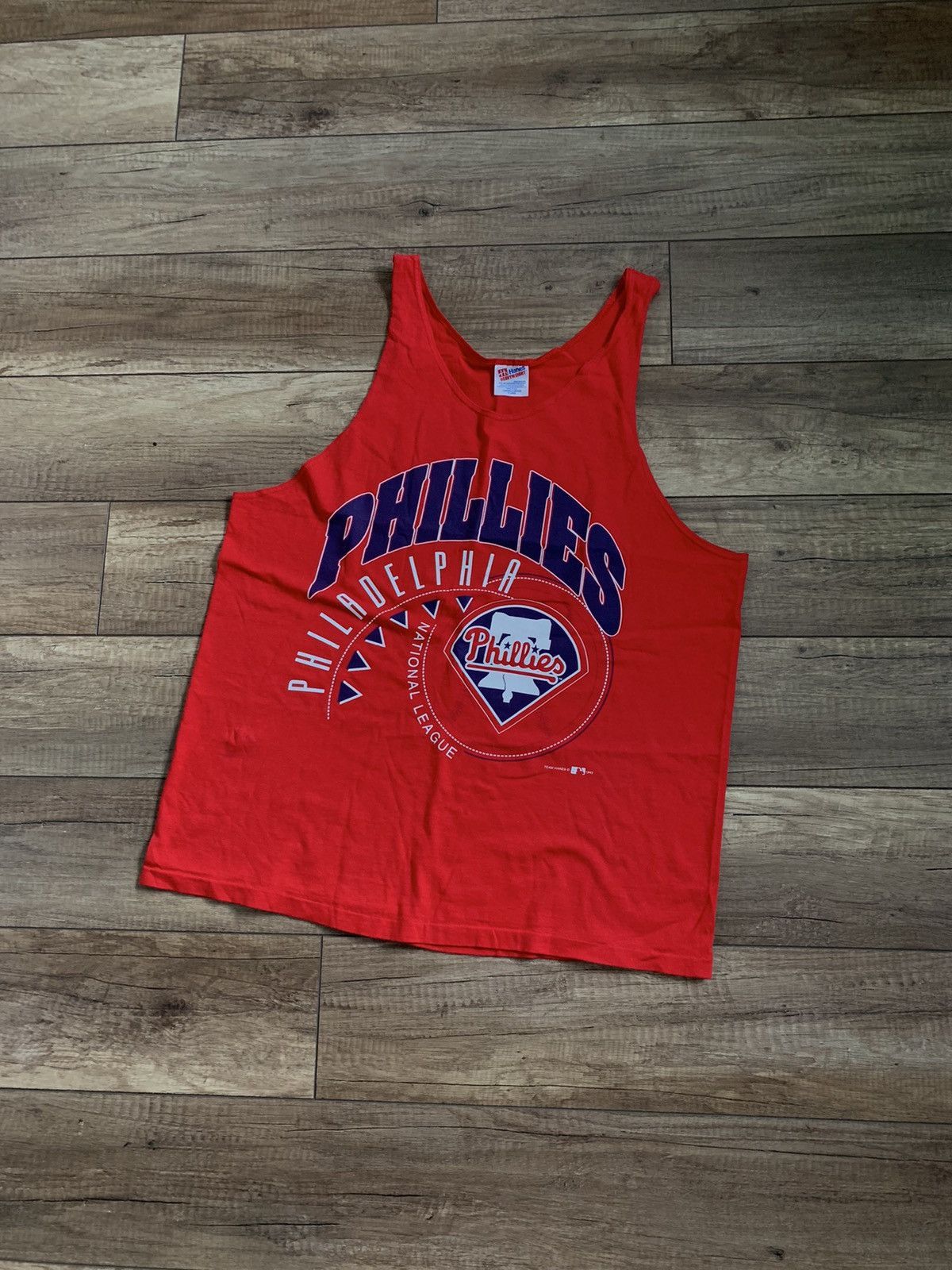 MLB Vintage 1993 MLB Philadelphia Phillies Hanes Tank Top Size US XL / EU 56 / 4 - 3 Thumbnail