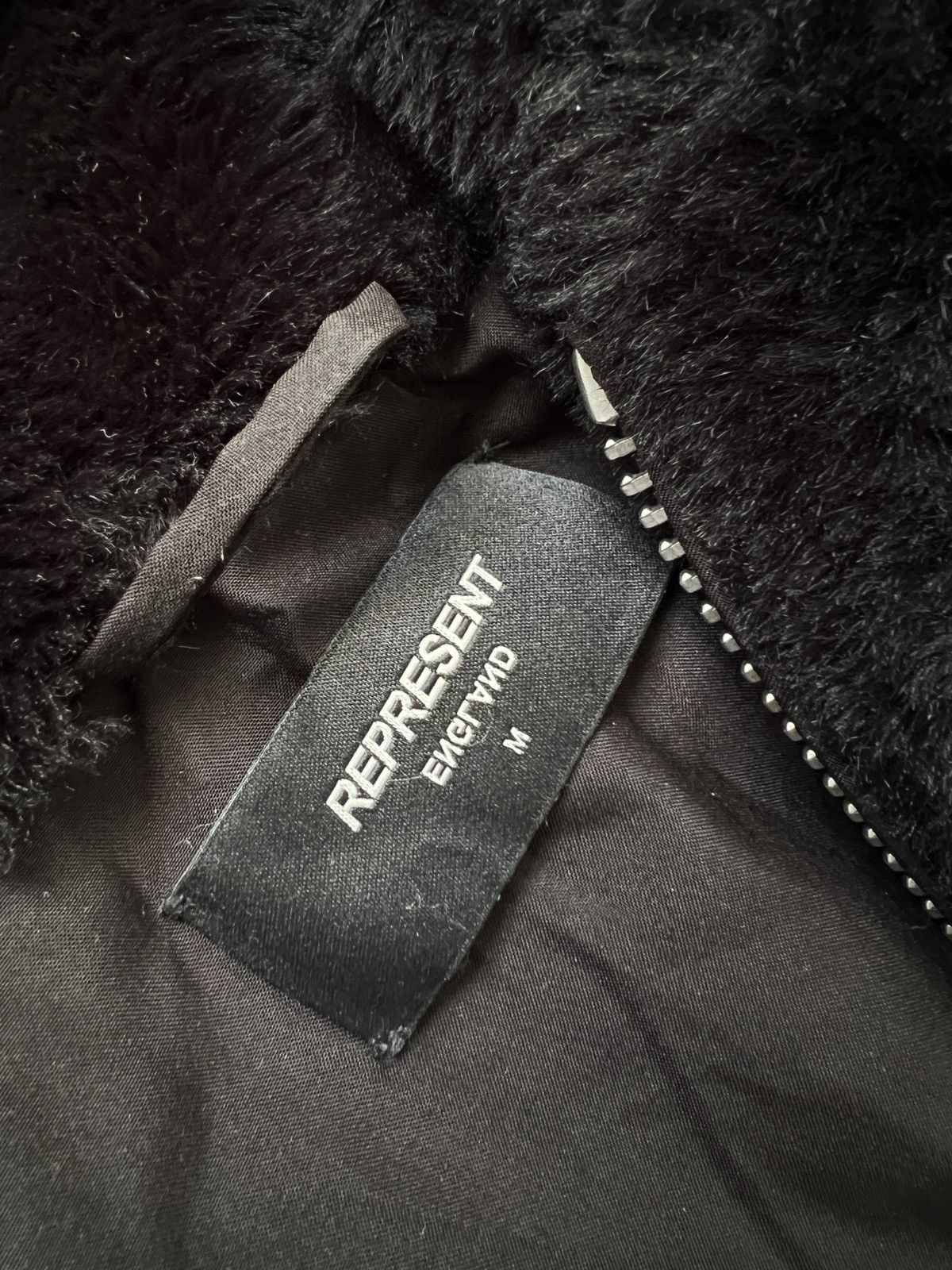 Represent Clo. Represent Faux Fur Mink Jacket Black – Size M/L Size US M / EU 48-50 / 2 - 4 Thumbnail