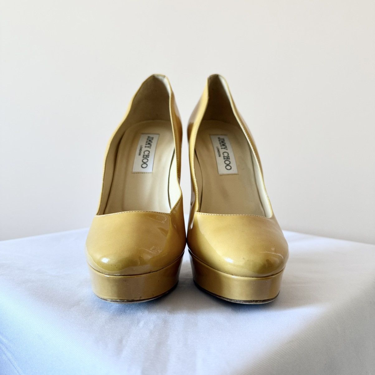 Jimmy Choo Jimmy Choo Patent Leather Alex Platform Pumps Size 7 Size US 7 / IT 37 - 2 Thumbnail