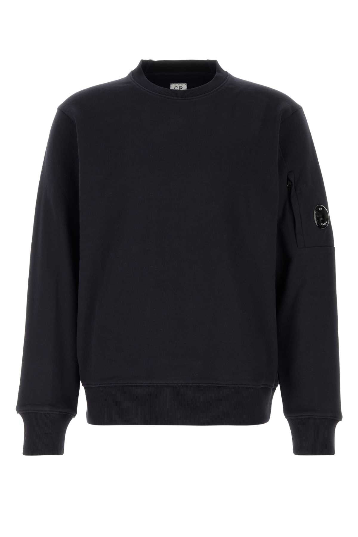 Midnight Blue Cotton Sweatshirt