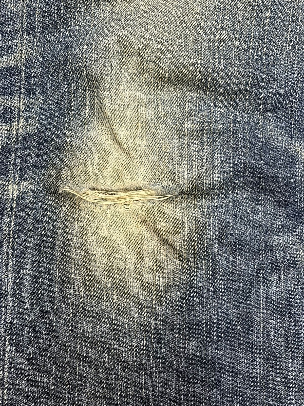 Levi's Vintage 90s Levis 605 Pencil Fit Mud Wash Distress Jeans Size 30" / US 8 / IT 44 - 3 Thumbnail