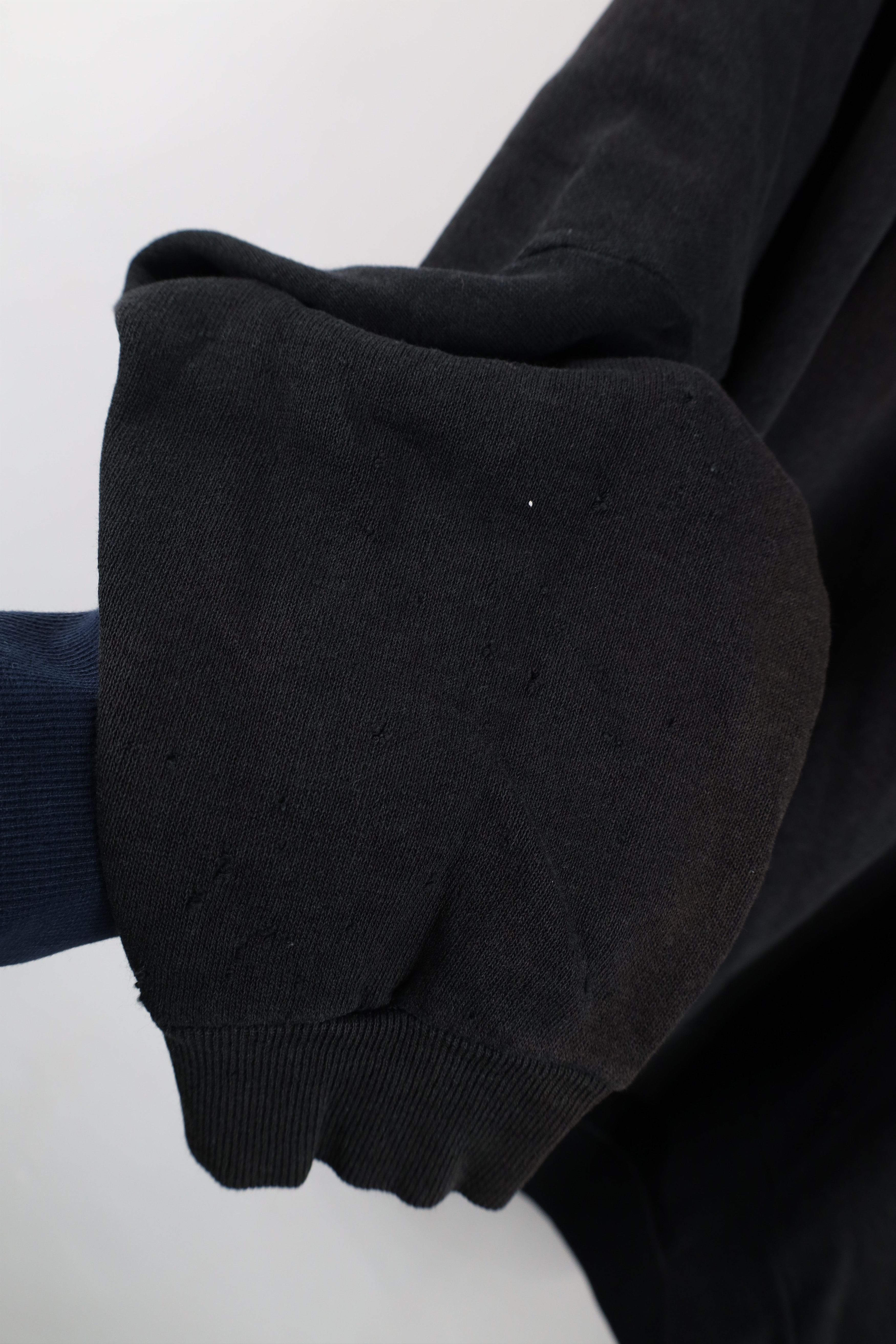 Vintage Vintage 70s 80s Streetwear Blank Boxy Fit Sweatshirt Black Size XL / US 12-14 / IT 48-50 - 11 Thumbnail