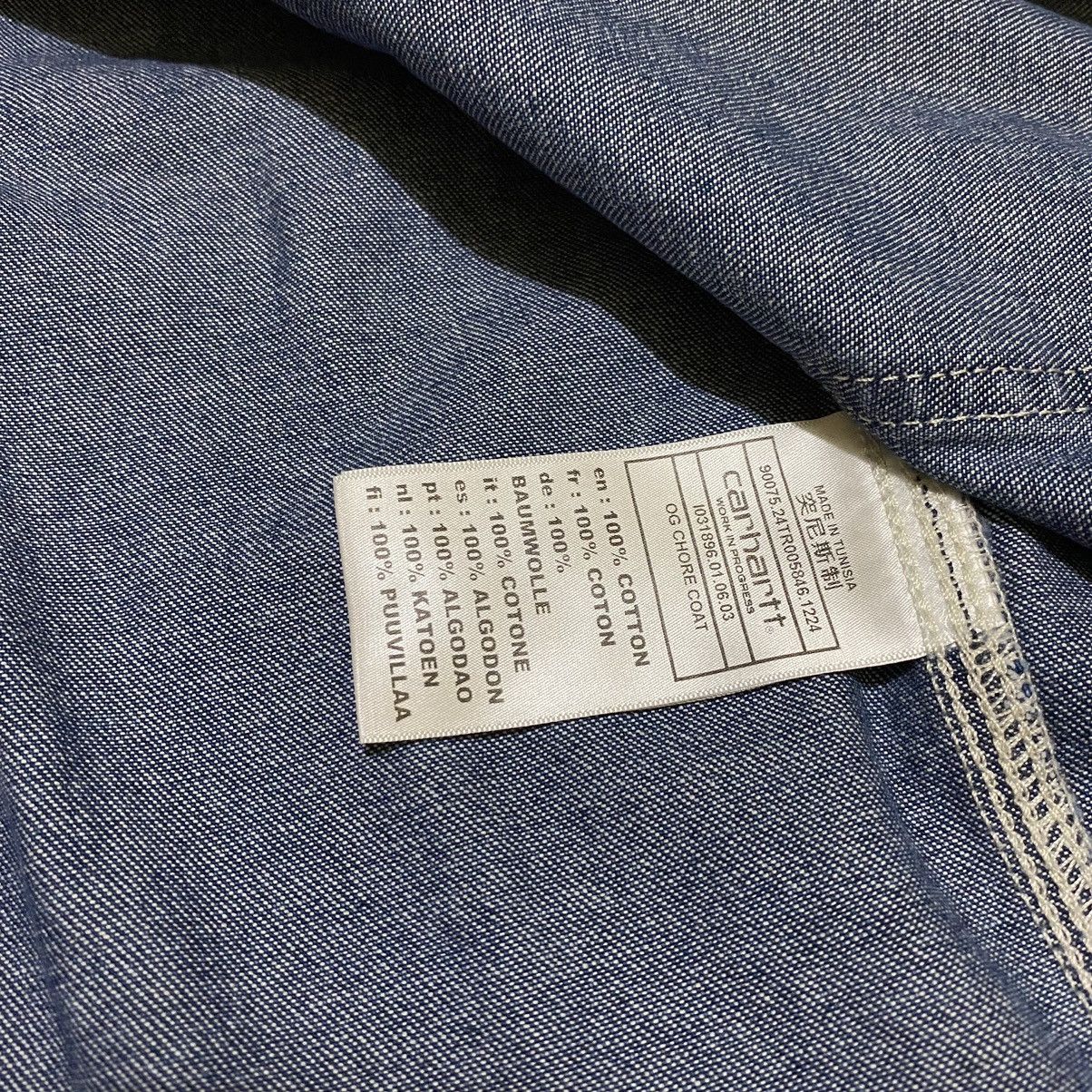 Carhartt × Carhartt Wip CARHARTT WIP OG CHORE COAT BLUE STONE WASHED Size US S / EU 44-46 / 1 - 6 Thumbnail