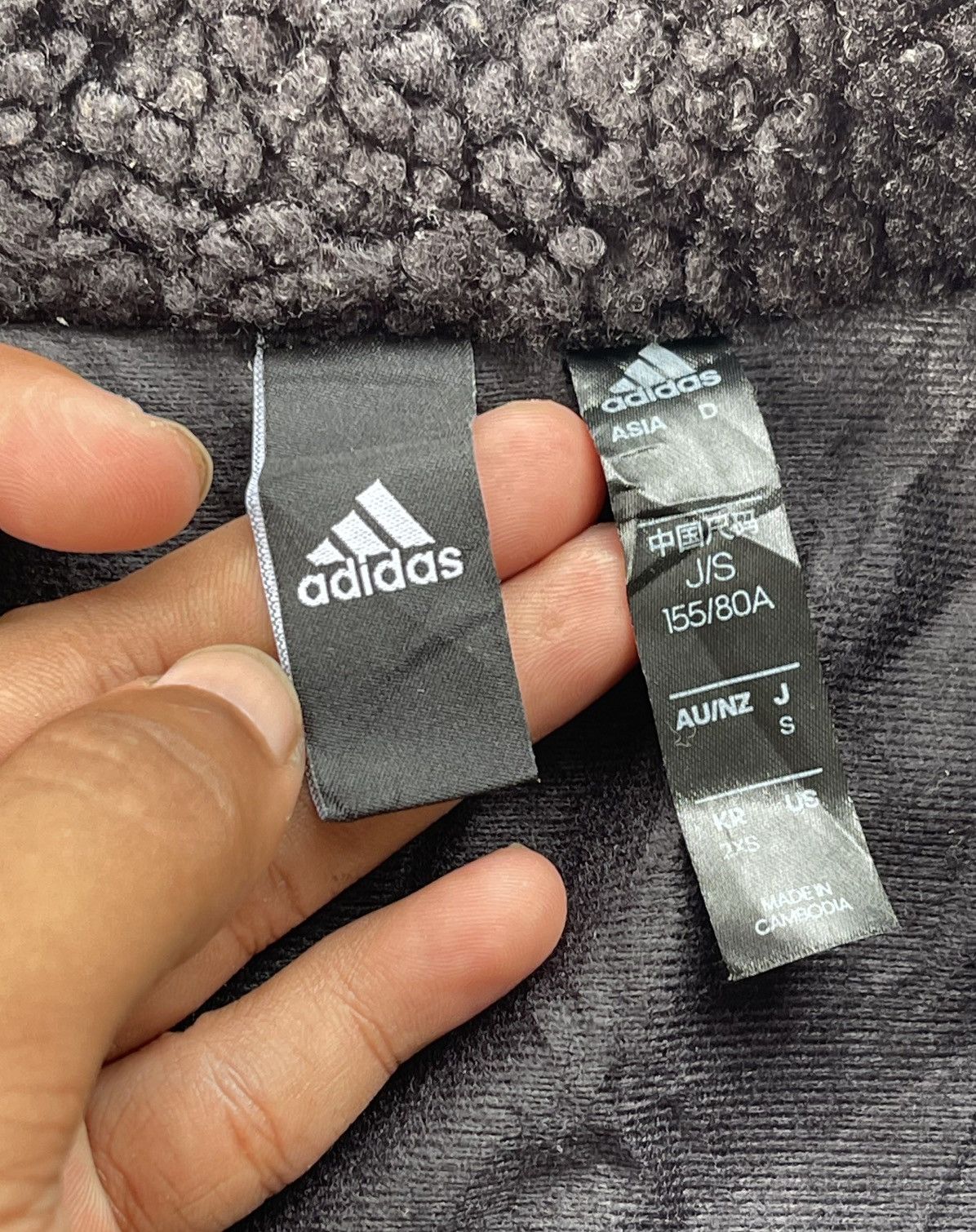 Adidas × Alexander Wang Adidas Three Strip Logo Women's Sherpa Jacket Size M / US 6-8 / IT 42-44 - 10 Thumbnail