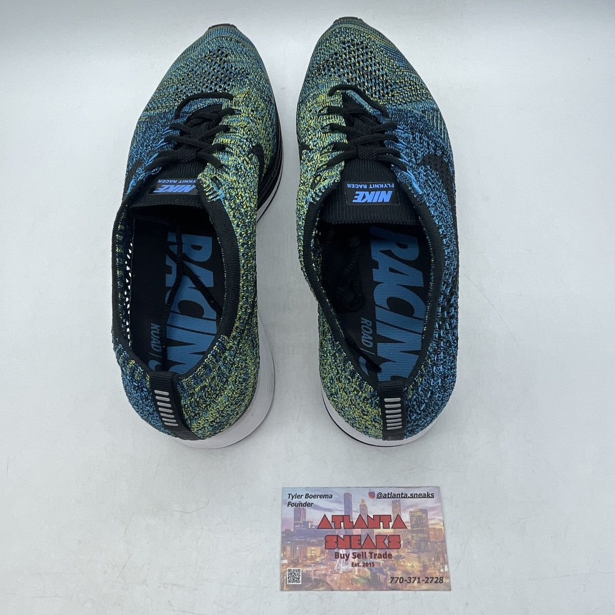 Nike Flynit racer blue glow Size US 11 / EU 44 - 6 Thumbnail