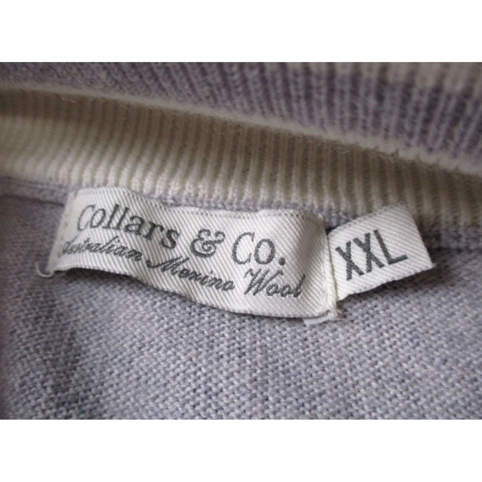 CO COLLARS & CO. Sweater Men 2XL Mock Neck Solid Wool Pullover Casual Winter Fall Preppy Golf Tennis Walking Mens Size US XXL / EU 58 / 5 - 6 Thumbnail