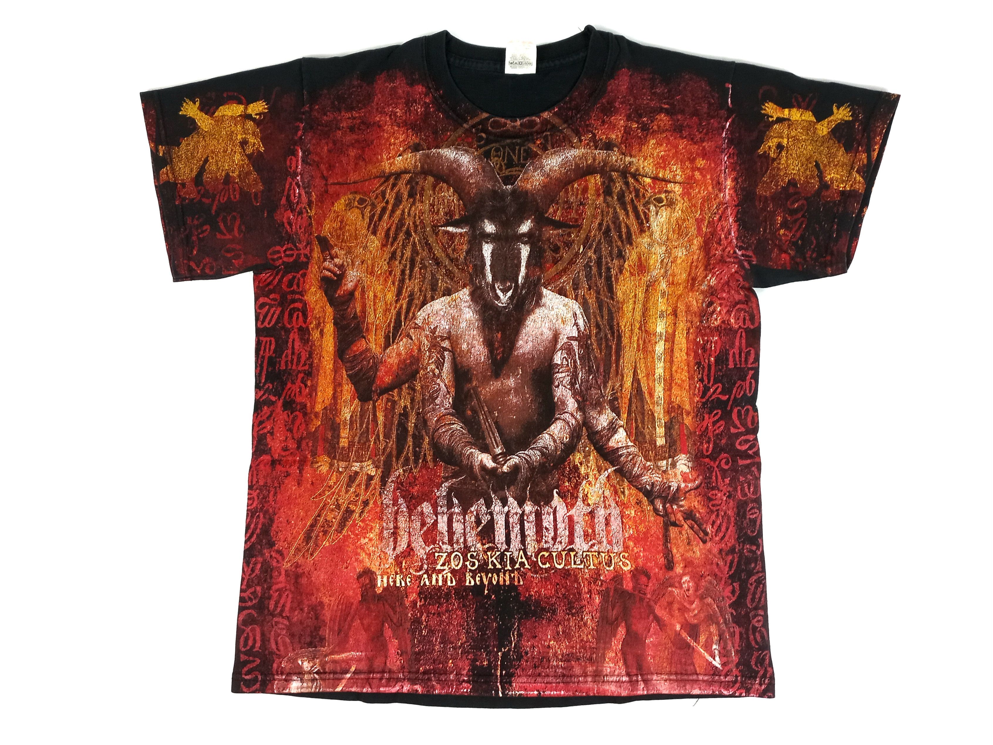 Band Tees × Vintage Behemoth vintage overprint t-shirt 00s Size US M / EU 48-50 / 2 - 2 Thumbnail