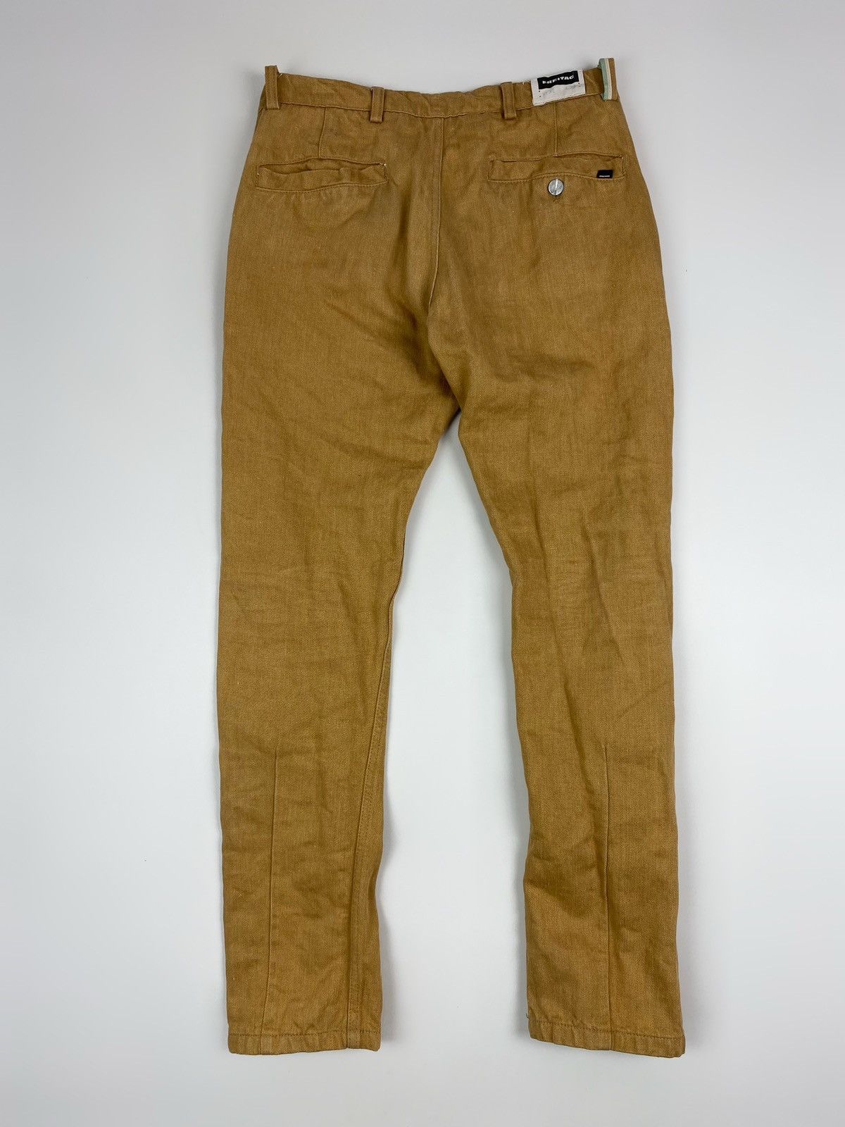 Freitag Freitag E550-33 Male Ochre Linen Work Pants Size US 30 / EU 46 - 6 Thumbnail