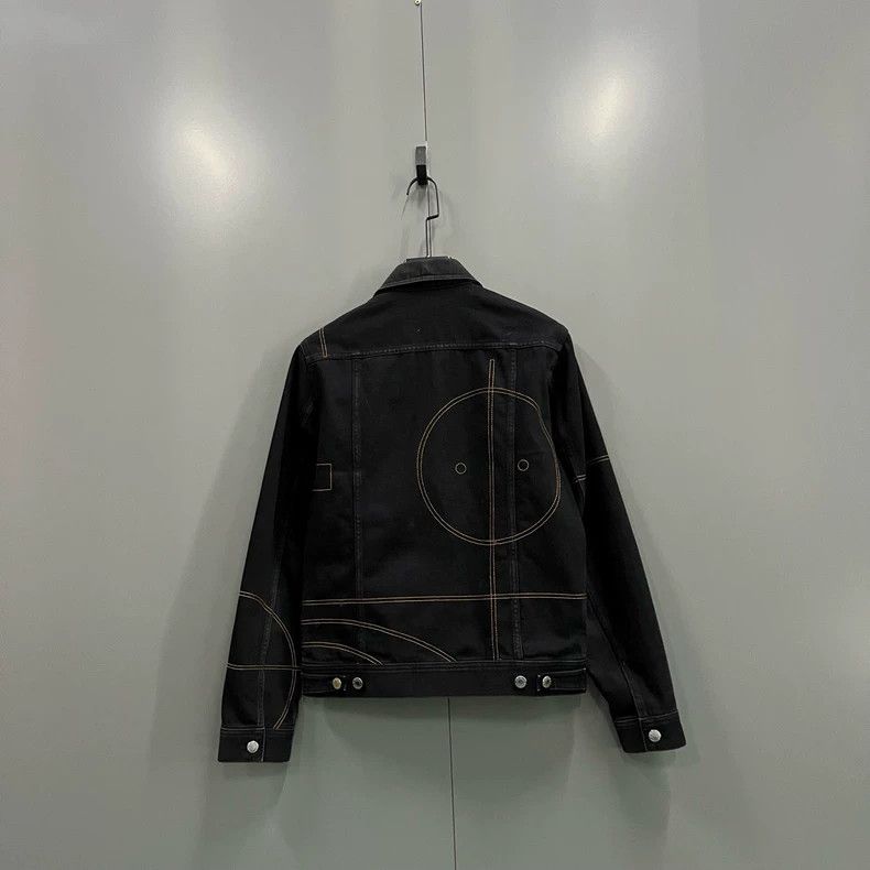 Givenchy Givenchy Geometric Irregular Line Denim Jacket Size US M / EU 48-50 / 2 - 2 Thumbnail