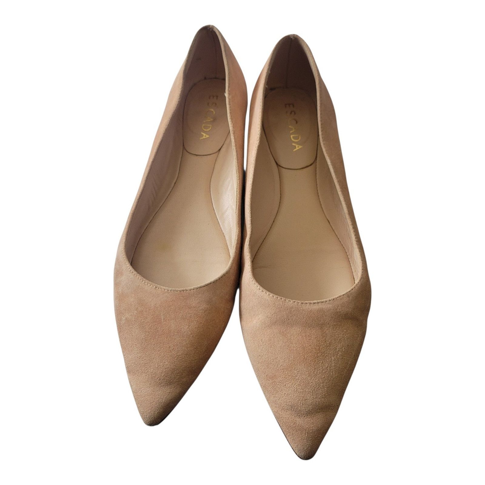 Escada ESCADA Women Shoes Suede Leather Pointed Toe Size 40 / US 9 Size US 9 / IT 39 - 1 Thumbnail