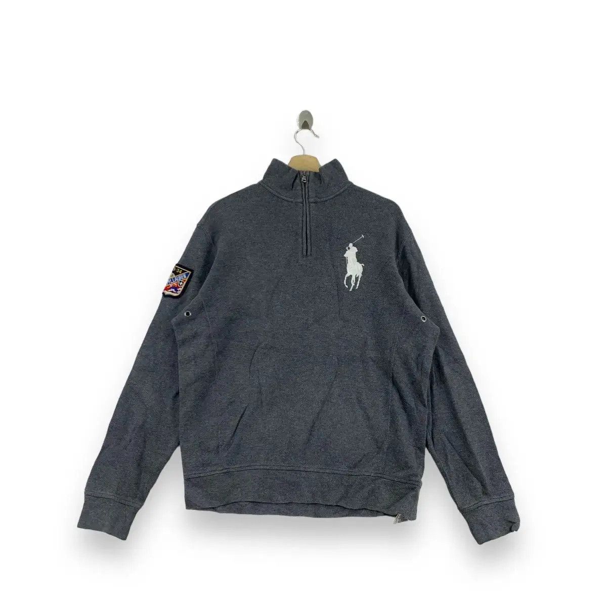 Polo Ralph Lauren Vintage POLO RALPH LAUREN Patch Polo Ski Half Zipper Size US M / EU 48-50 / 2 - 1 Thumbnail