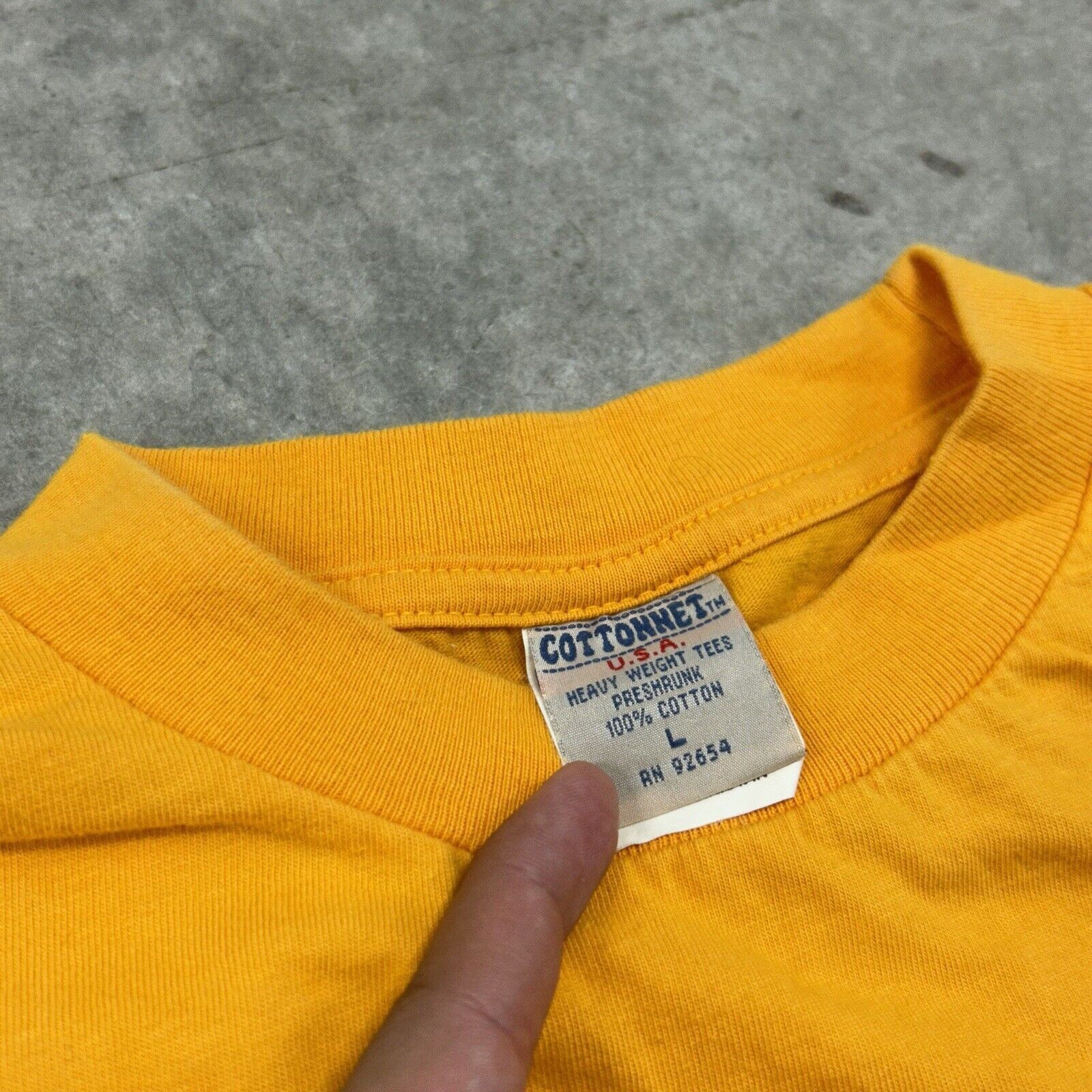 Rap Tees × Vintage Vintage 90s Black History into Focus Rap Tee Yellow T Shirt Size US L / EU 52-54 / 3 - 5 Thumbnail