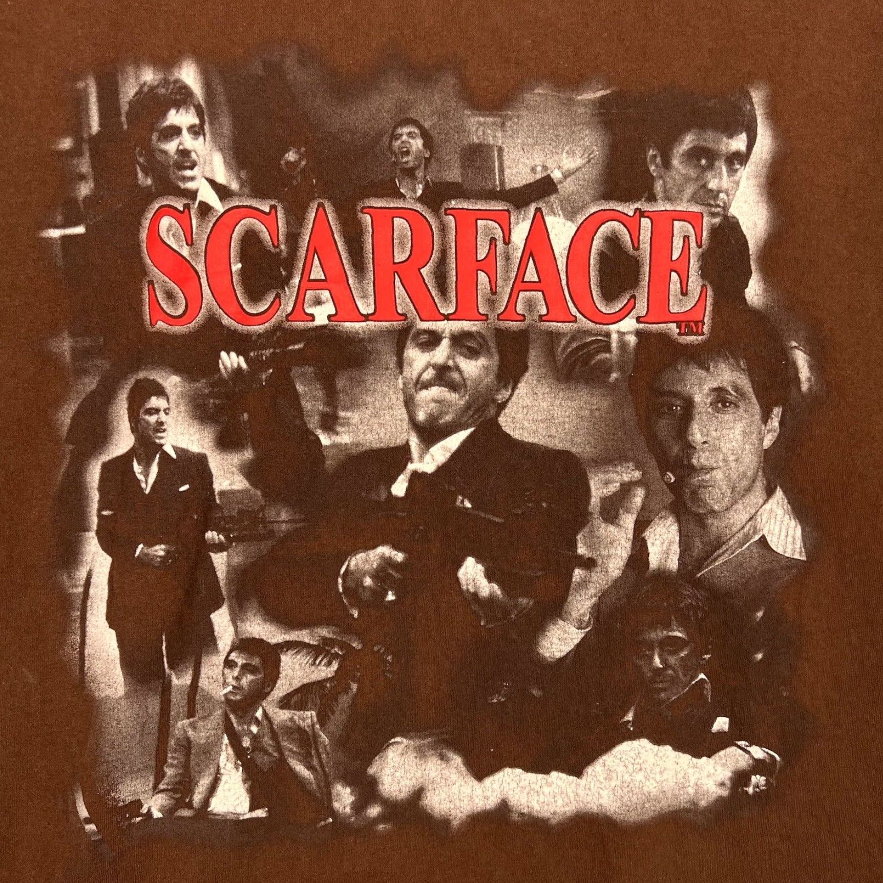 Vintage VINTAGE Brooklyn Mint T-Shirt Mens 3XL Tall Brown Movie A1 Scarface Crew Neck Short Sleeve Shirt Size US XXL / EU 58 / 5 - 4 Thumbnail