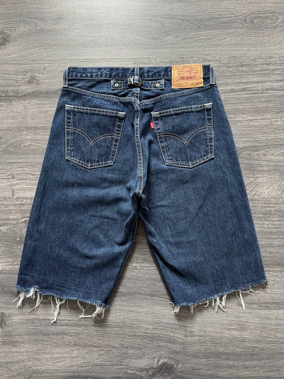 Levi's Vintage Levi's 561 buckle back blue shorts Size US 30 / EU 46 - 1 Thumbnail