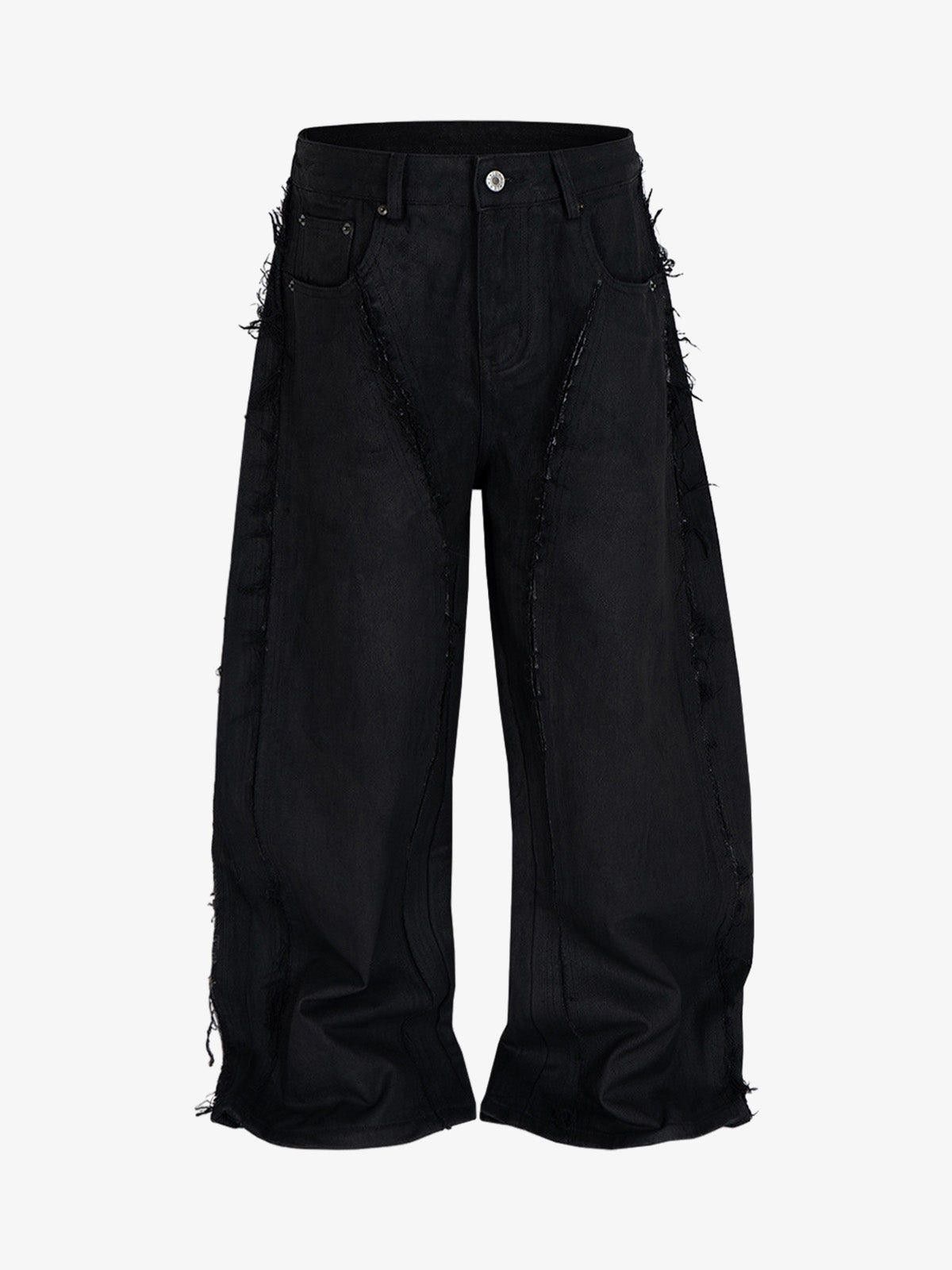 Other Waxed Baggy Side Whisker Jeans Size US 32 / EU 48 - 1 Thumbnail