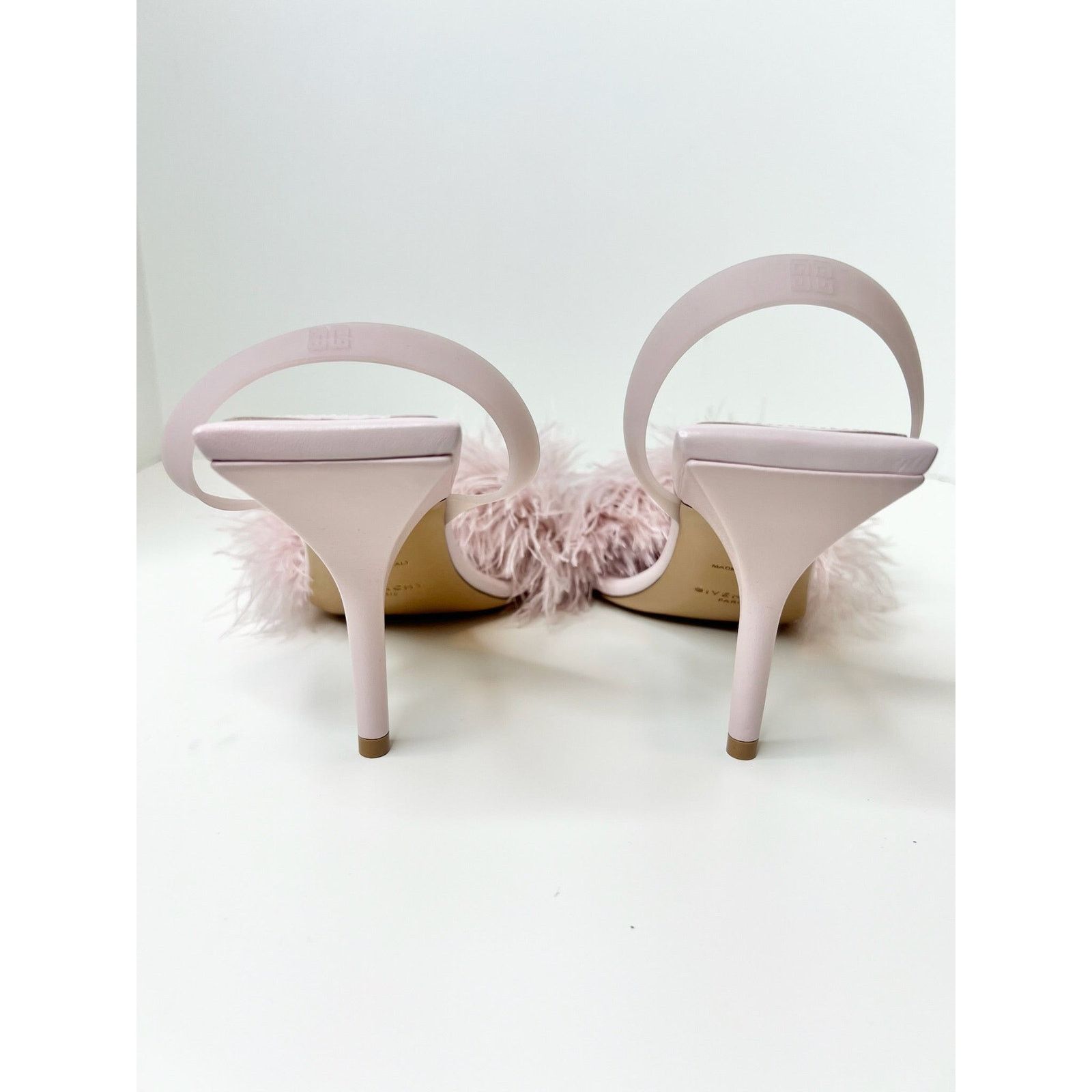 Givenchy NWT! Givenchy Lambskin Light Pink Slingback Sandals, Size 38 Size US 8 / IT 38 - 6 Thumbnail