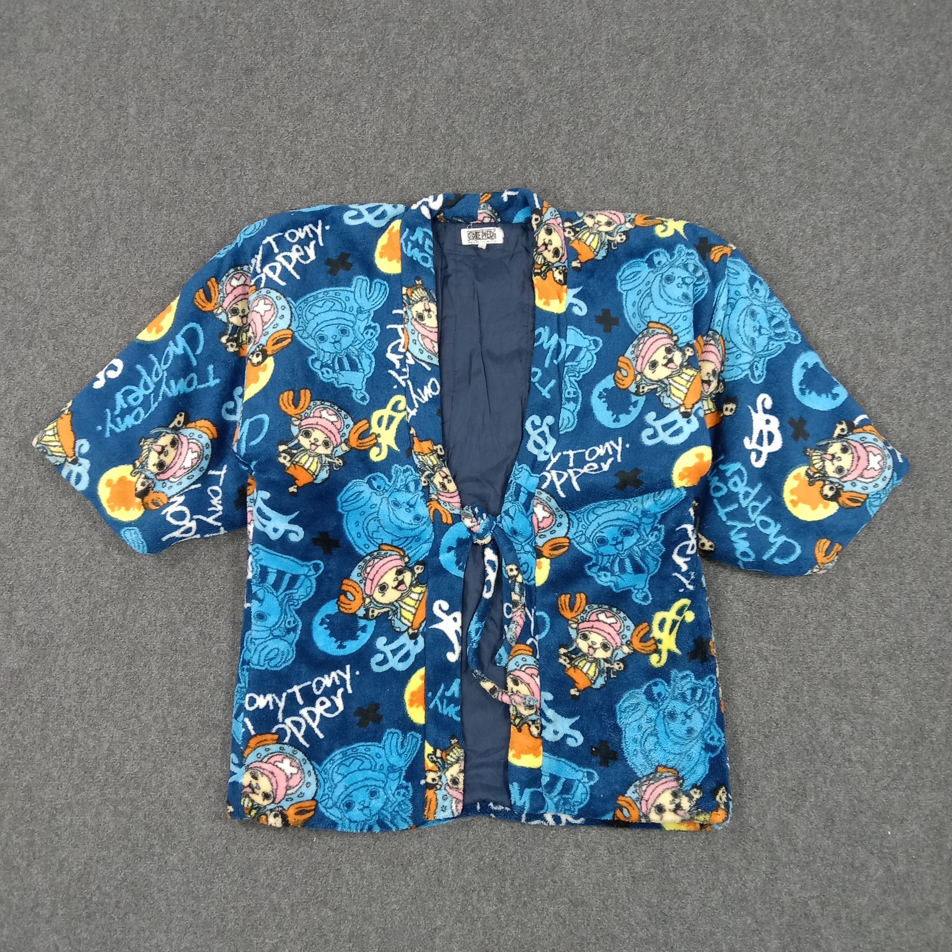 Japanese Brand × One Piece × Vintage One Piece Japanese Anime Character Kimono Jacket Size US L / EU 52-54 / 3 - 1 Thumbnail