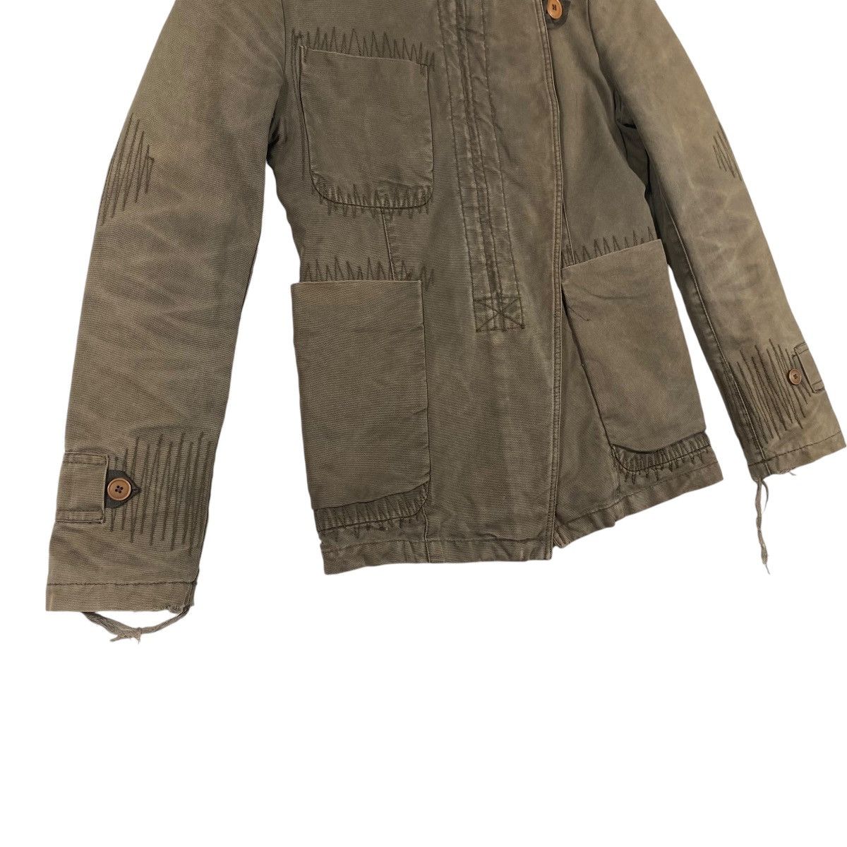 Other Vintage Corpo Nove Italy Hoodie Asymmetric Biker Jacket Size US S / EU 44-46 / 1 - 6 Thumbnail
