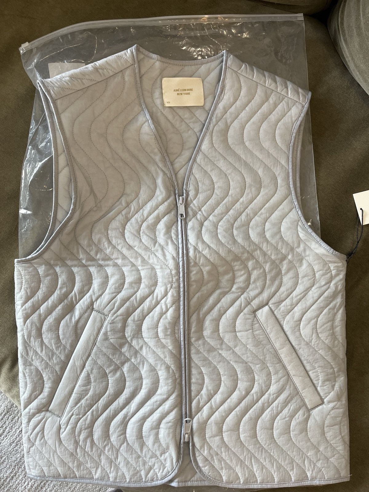 Aime Leon Dore Lightweight Filled Vest - Grey - XS Size US XS / EU 42 / 0 - 3 Thumbnail