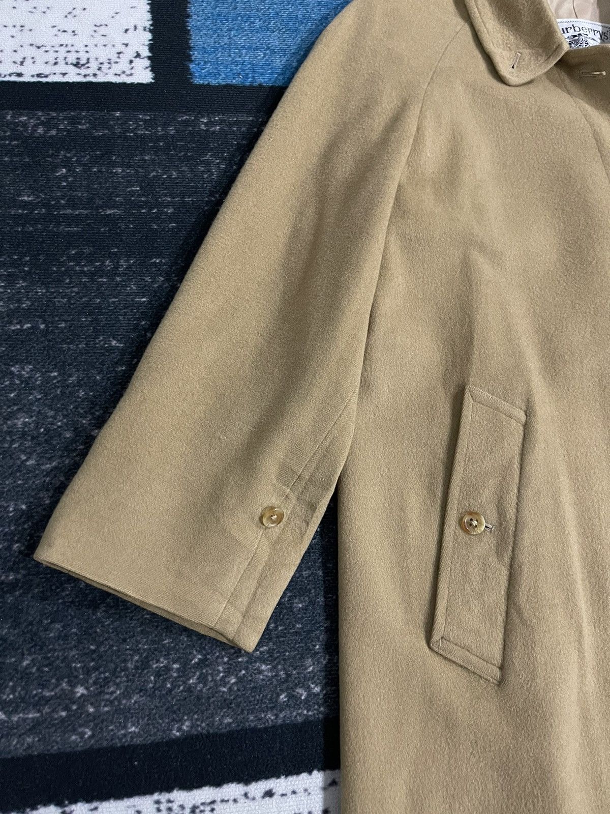 Burberry × Vintage Vintage Burberrys Wool Long Jacket Size US L / EU 52-54 / 3 - 6 Thumbnail