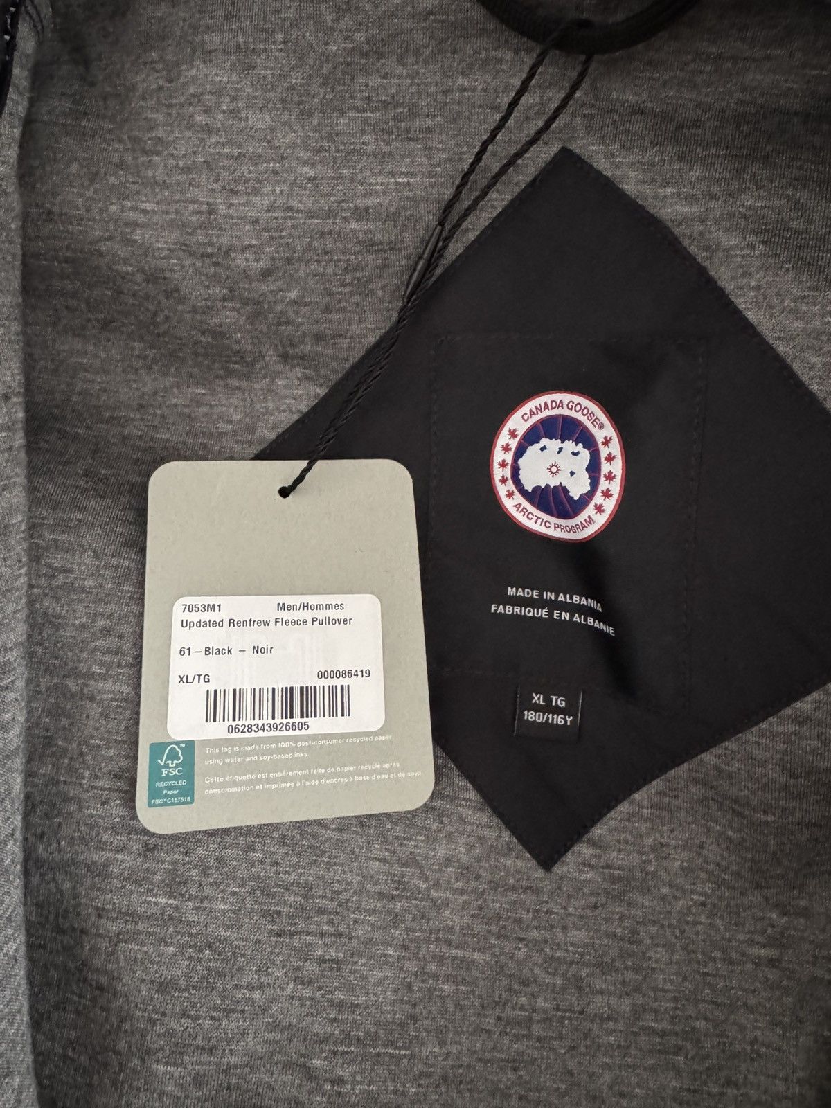 Canada Goose 🆕Canada Goose Updated Renfrew Fleece Pullover, size XL Size US XL / EU 56 / 4 - 7 Thumbnail