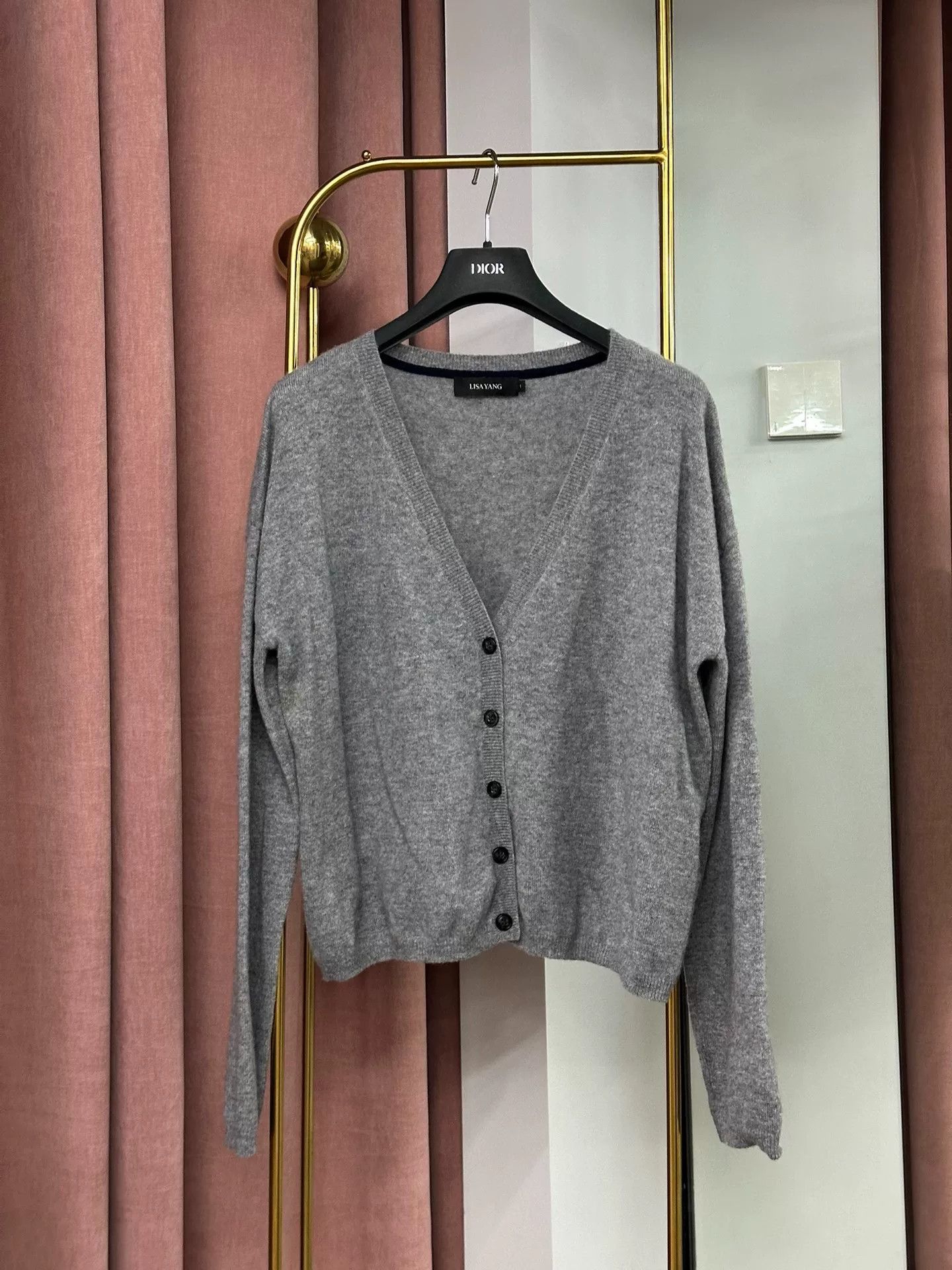 Lisa Yang Lisa Yang Gray Cardigan Size M / US 6-8 / IT 42-44 - 1 Thumbnail