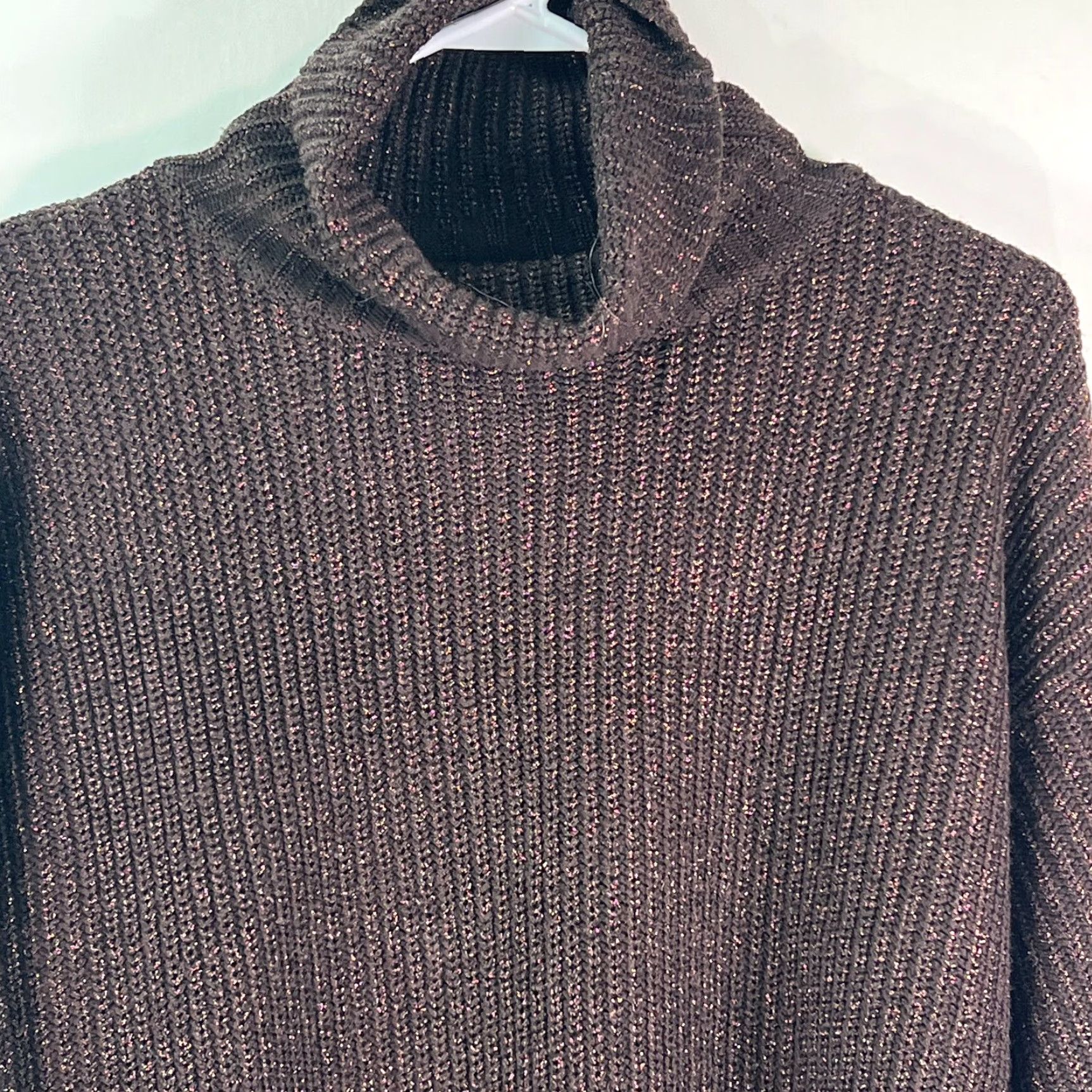 Vintage Nina Charles For Kasper A.S.L Womens Turtleneck Knitted Brown Sweater Size XL Size XL / US 12-14 / IT 48-50 - 3 Thumbnail