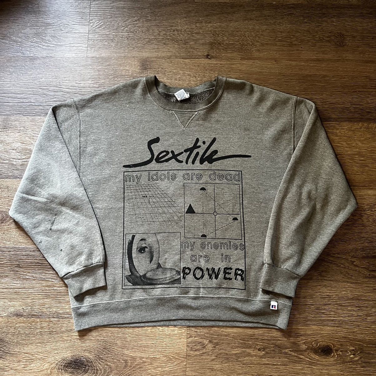 Russell Athletic × Vintage Vintage Sextile Crewneck on Russell Tag Size US L / EU 52-54 / 3 - 1 Thumbnail