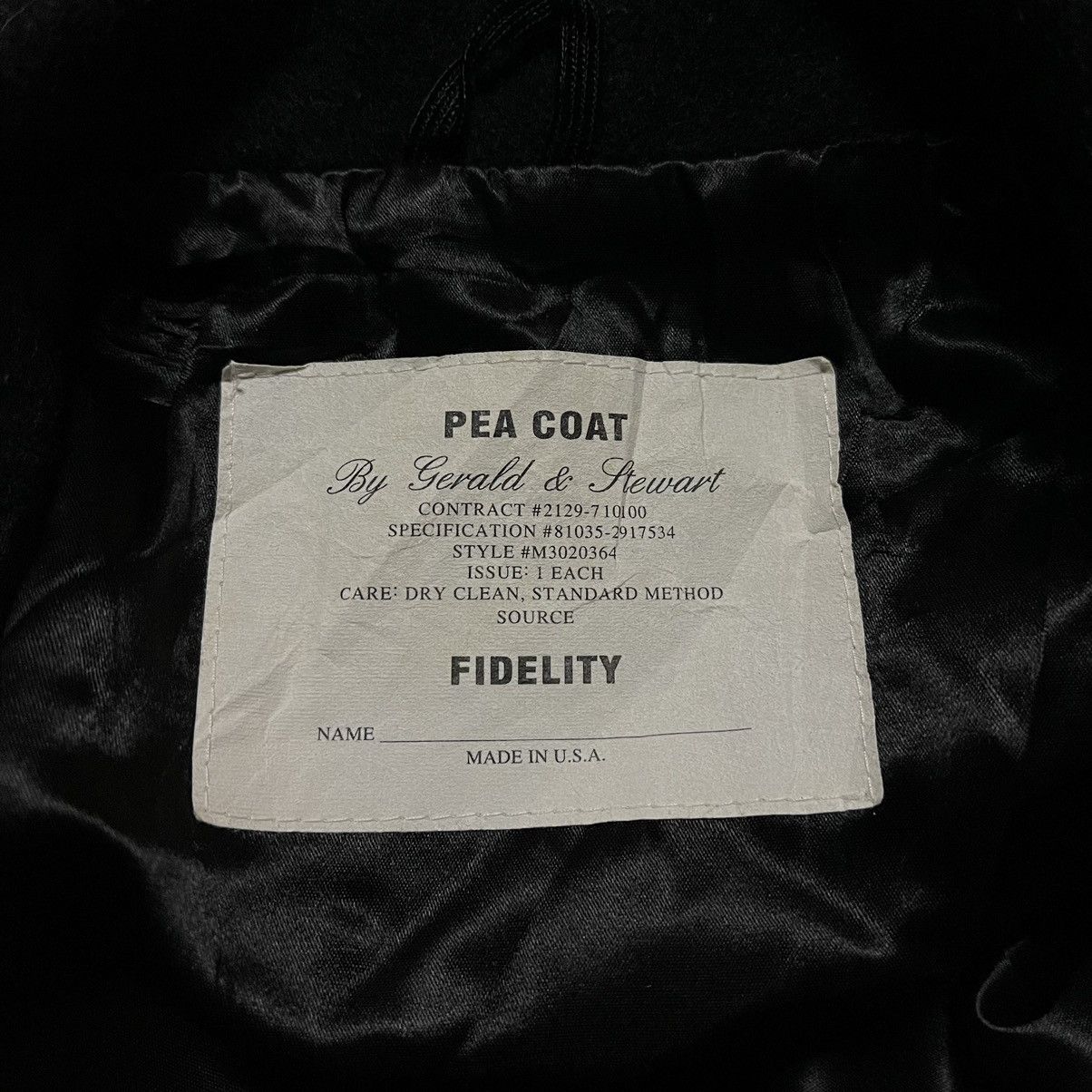 Fidelity Fidelity by gerald & stewart peacoat wool Size US S / EU 44-46 / 1 - 4 Thumbnail