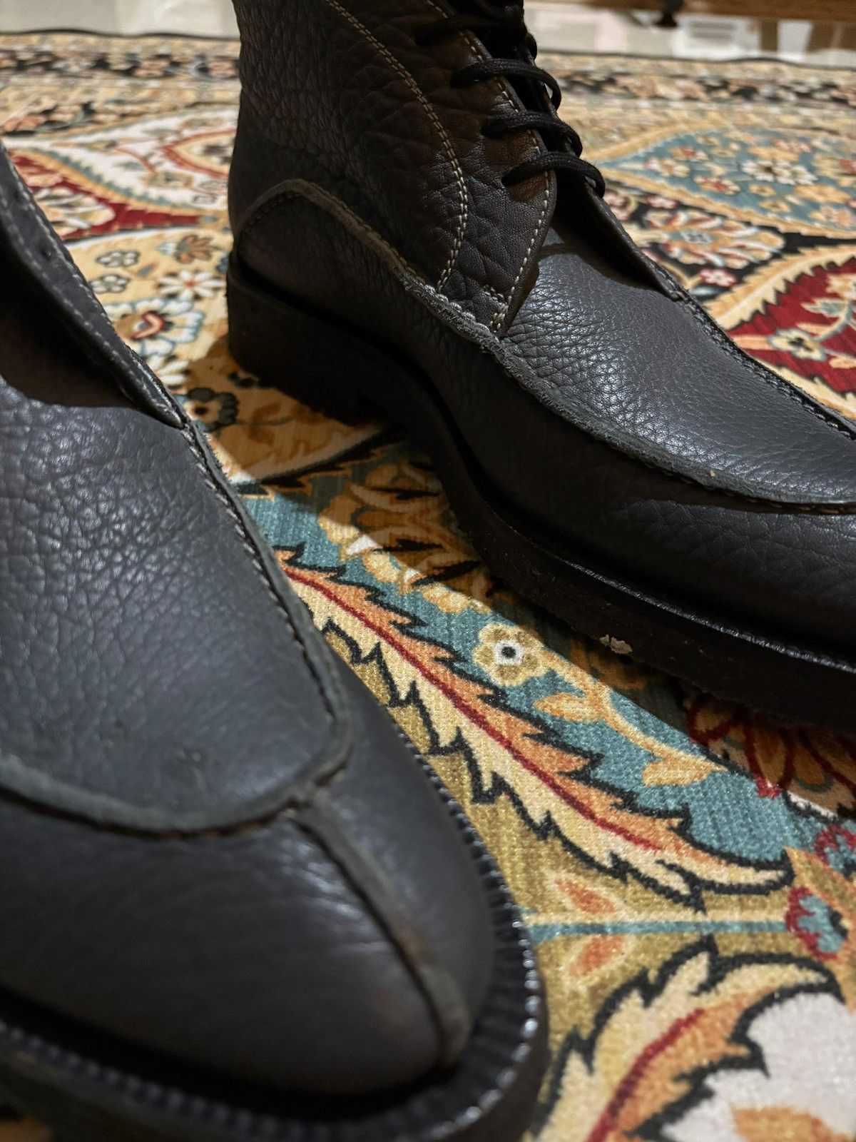 Leather × Premiata Premiata Uomo Pebbled Leather Boots Size US 6.5 / EU 39-40 - 4 Thumbnail